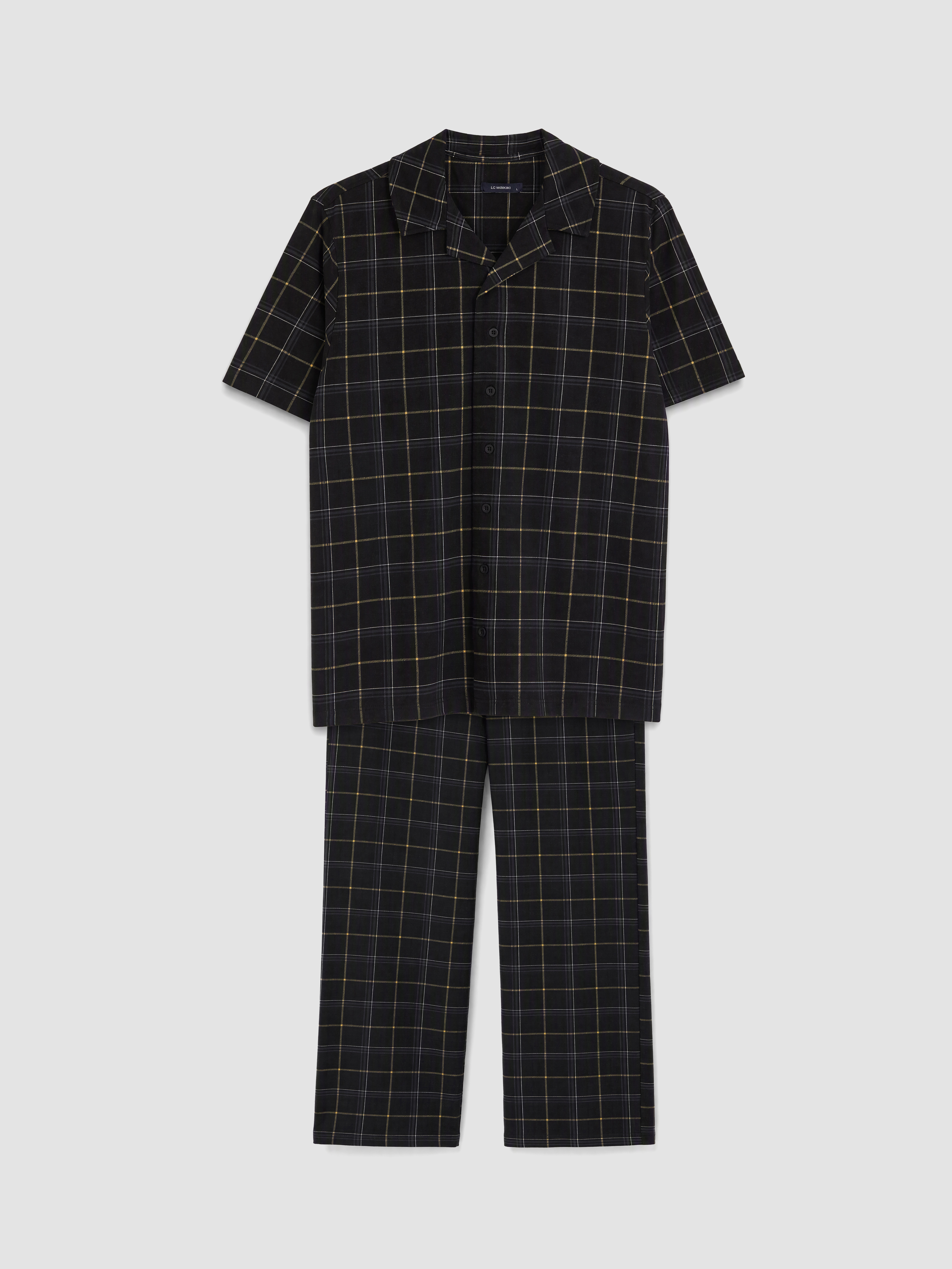 LC WAIKIKI Ekose Desenli Erkek Pijama Takımı görsel 5