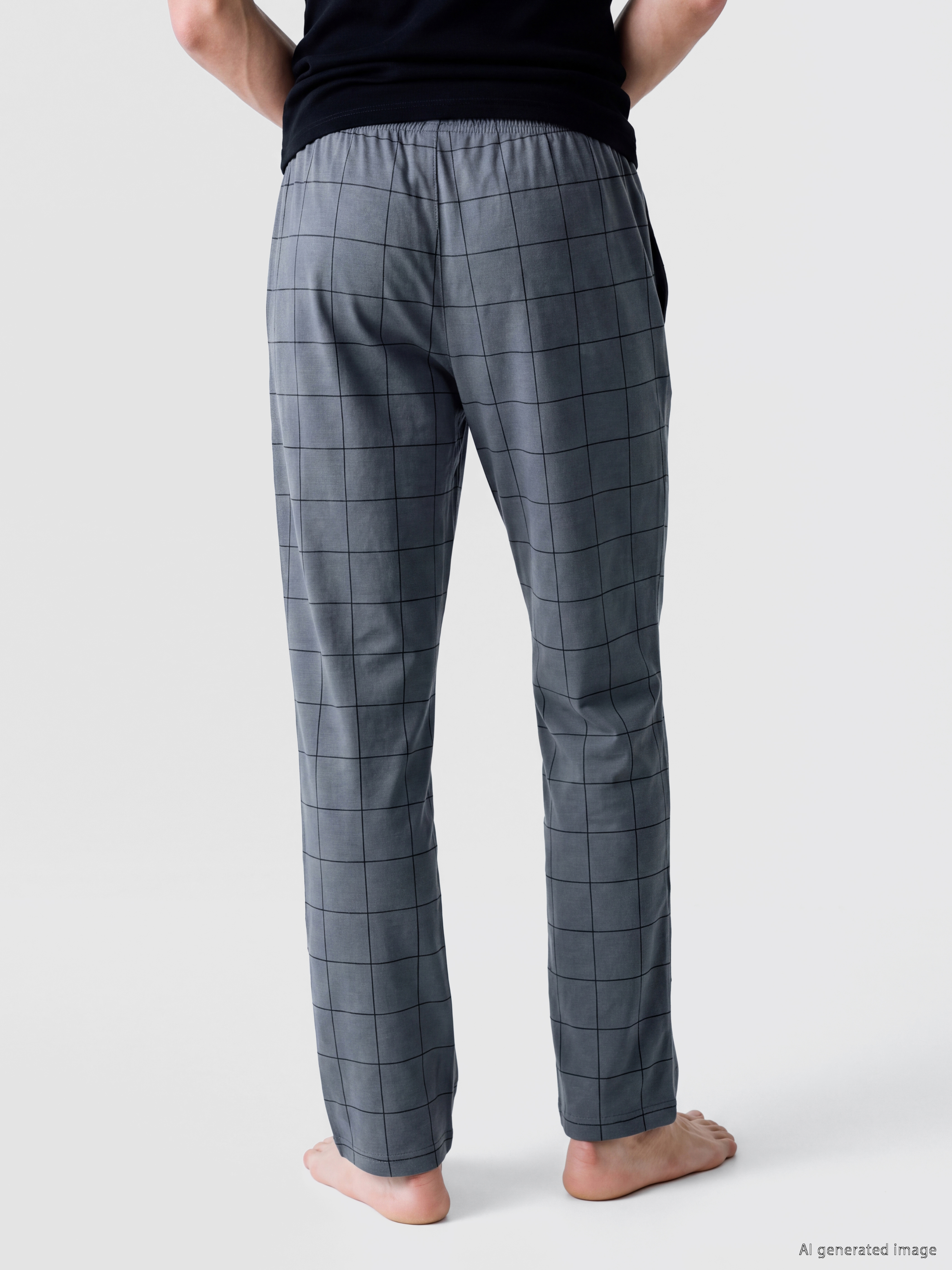 LC WAIKIKI Regular Fit Ekose Erkek Pijama Alt görsel 4