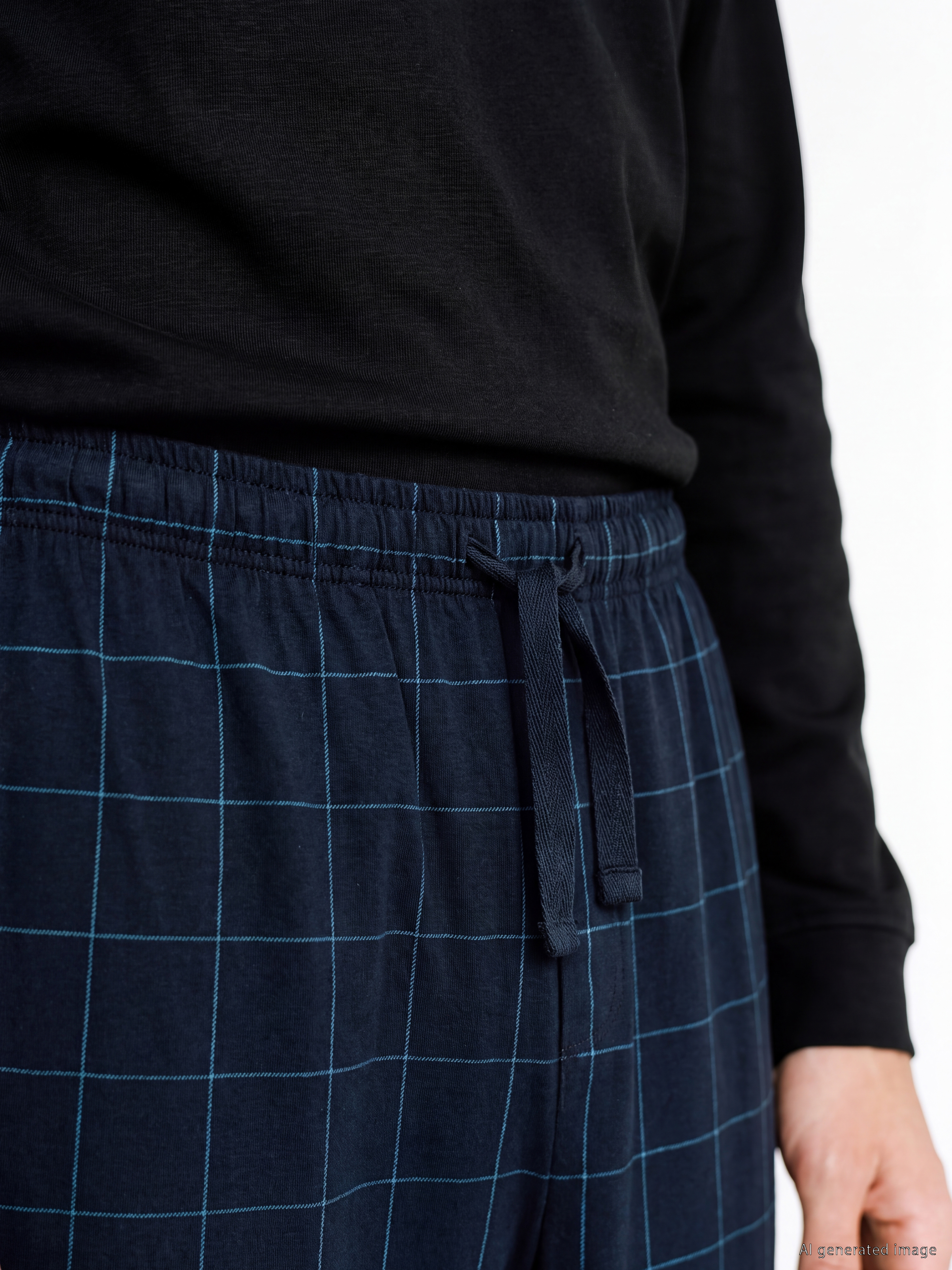 LC WAIKIKI Regular Fit Ekose Erkek Pijama Alt görsel 3