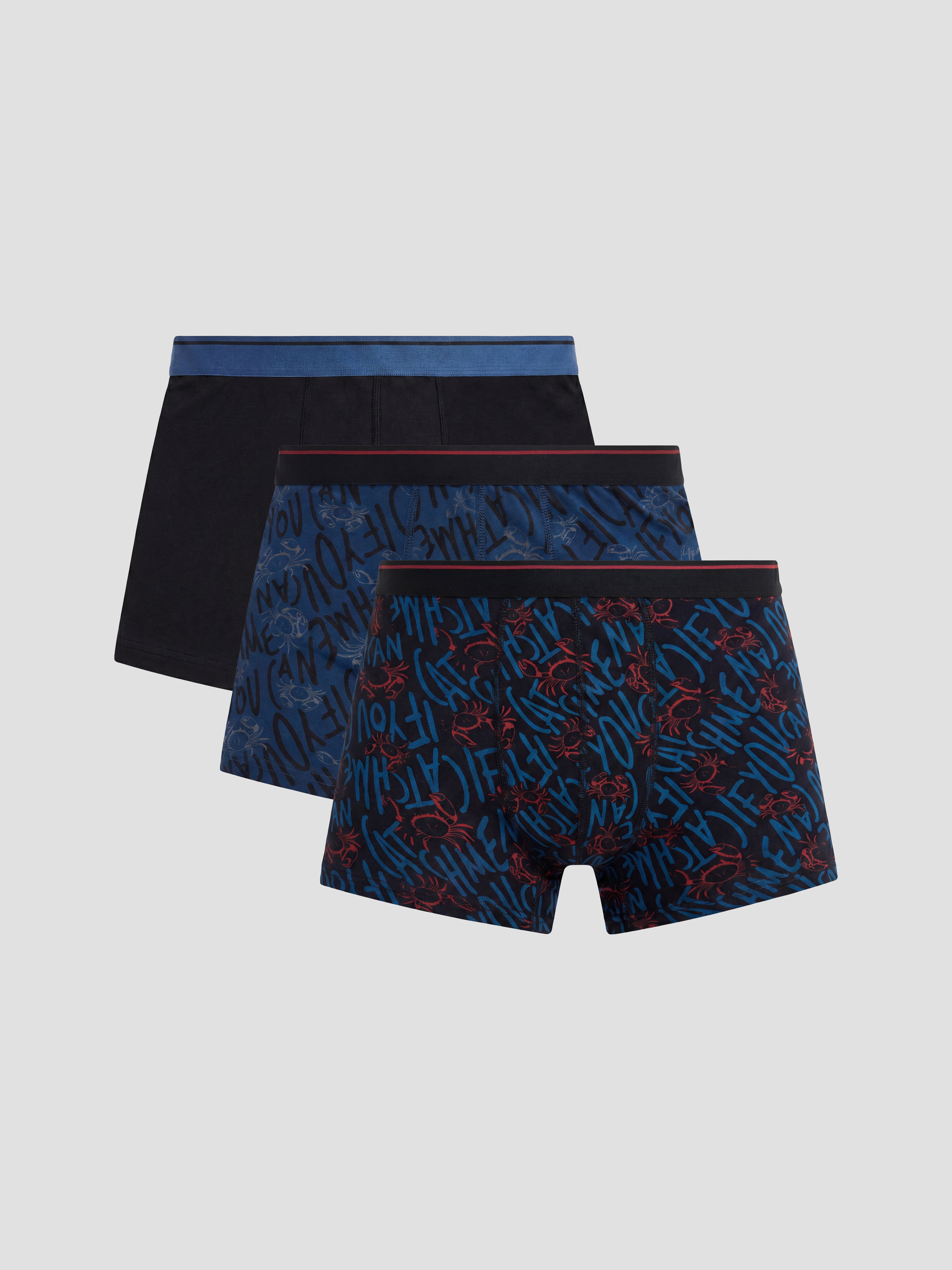 LC WAIKIKI Pamuklu Esnek Erkek Boxer 3'lü