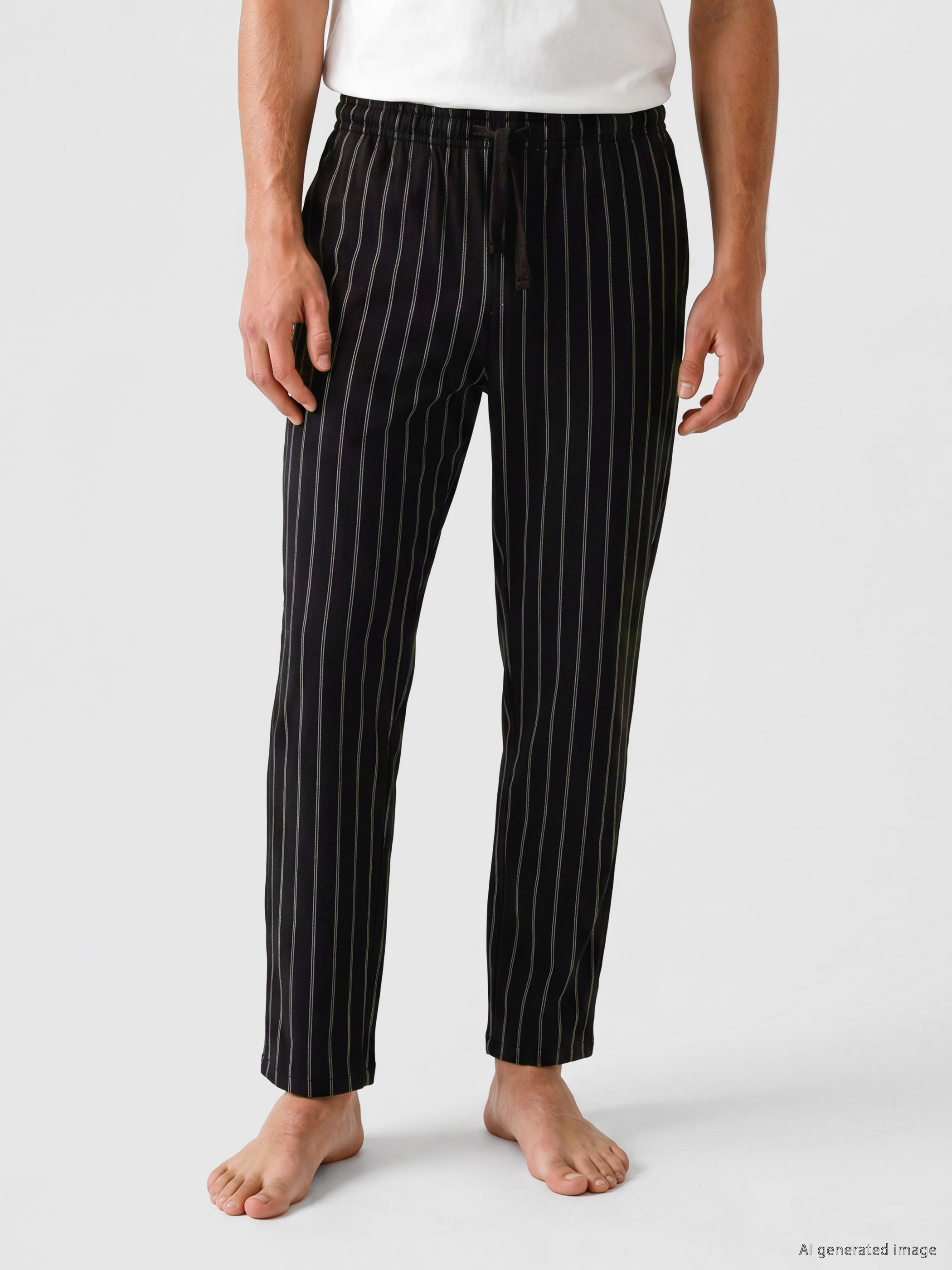 LC WAIKIKI Regular Fit Çizgili Erkek Pijama Altı görsel 2