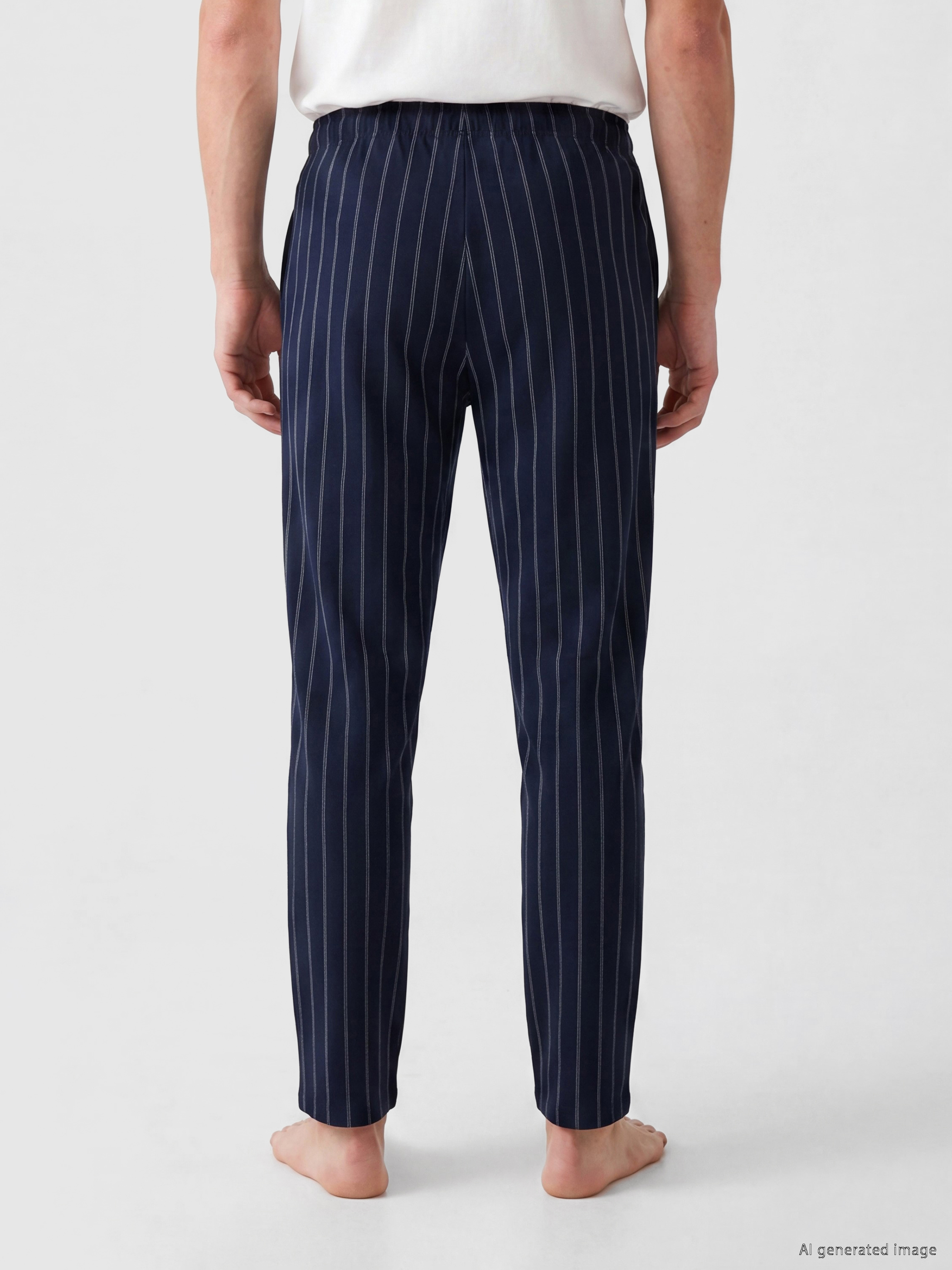 LC WAIKIKI Regular Fit Çizgili Erkek Pijama Altı görsel 4