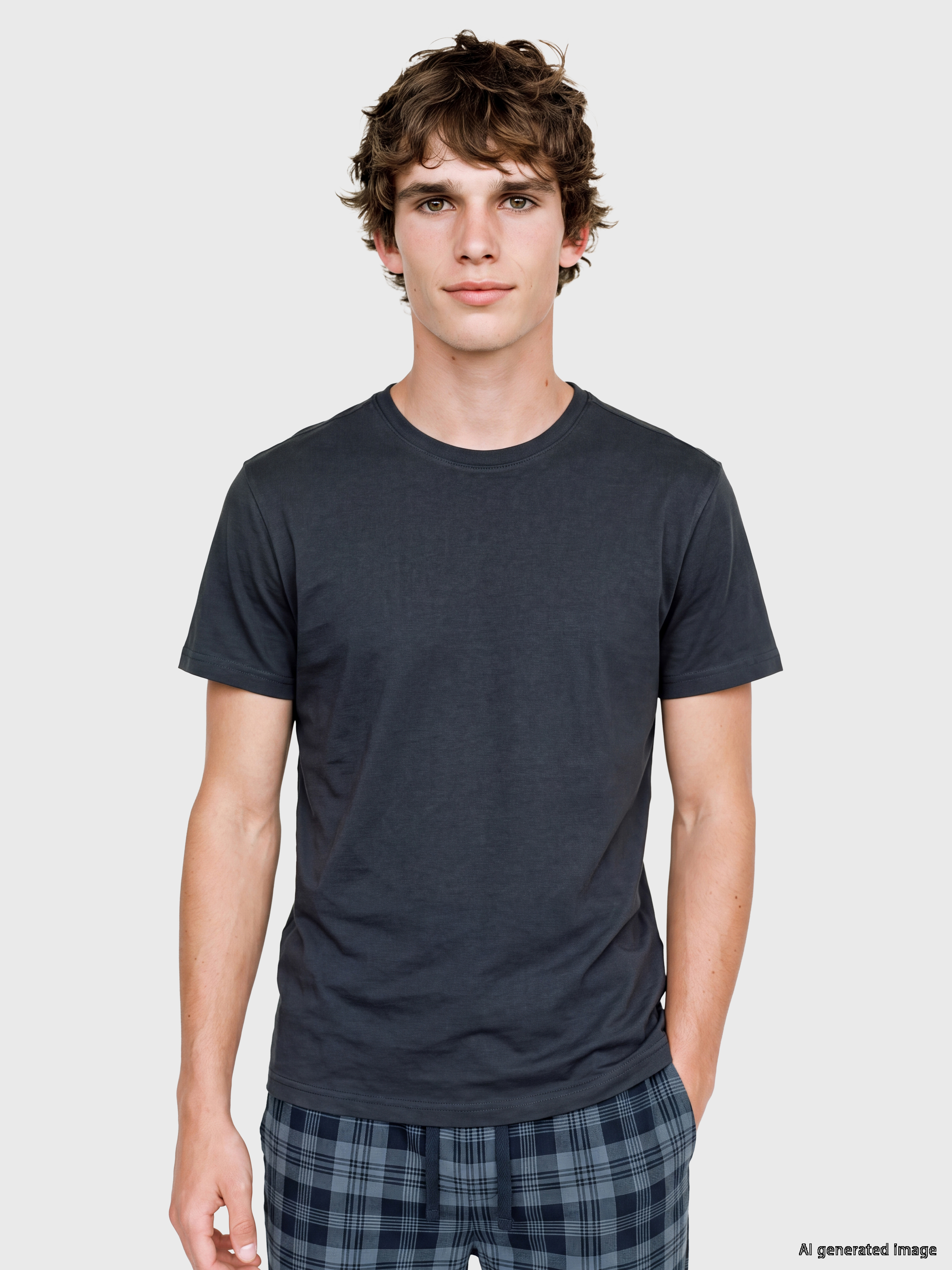 LC WAIKIKI Slim Fit Modal Kumaş Tişört /02