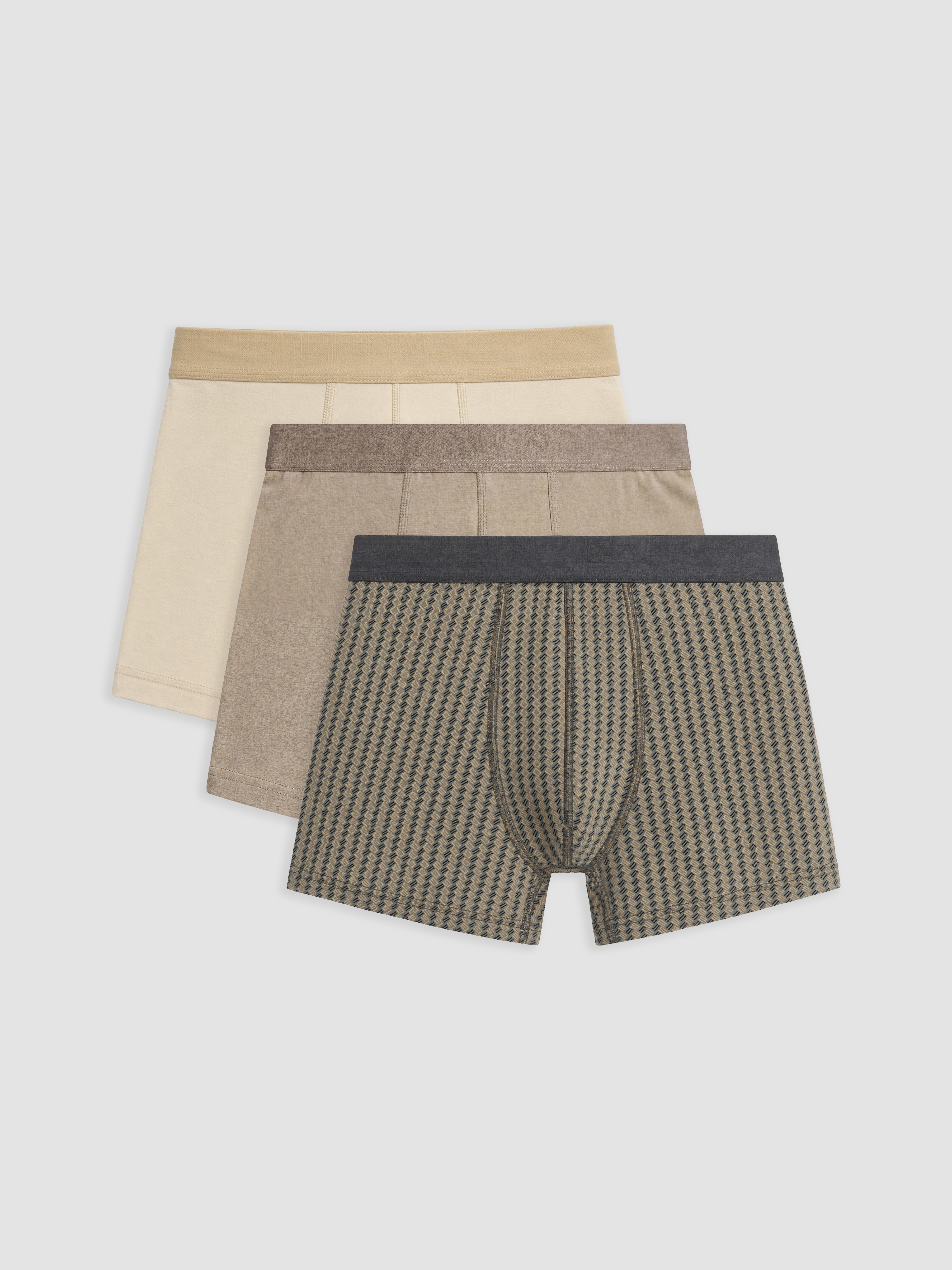 LC WAIKIKI Pamuklu Esnek Erkek Boxer 3'lü Paket