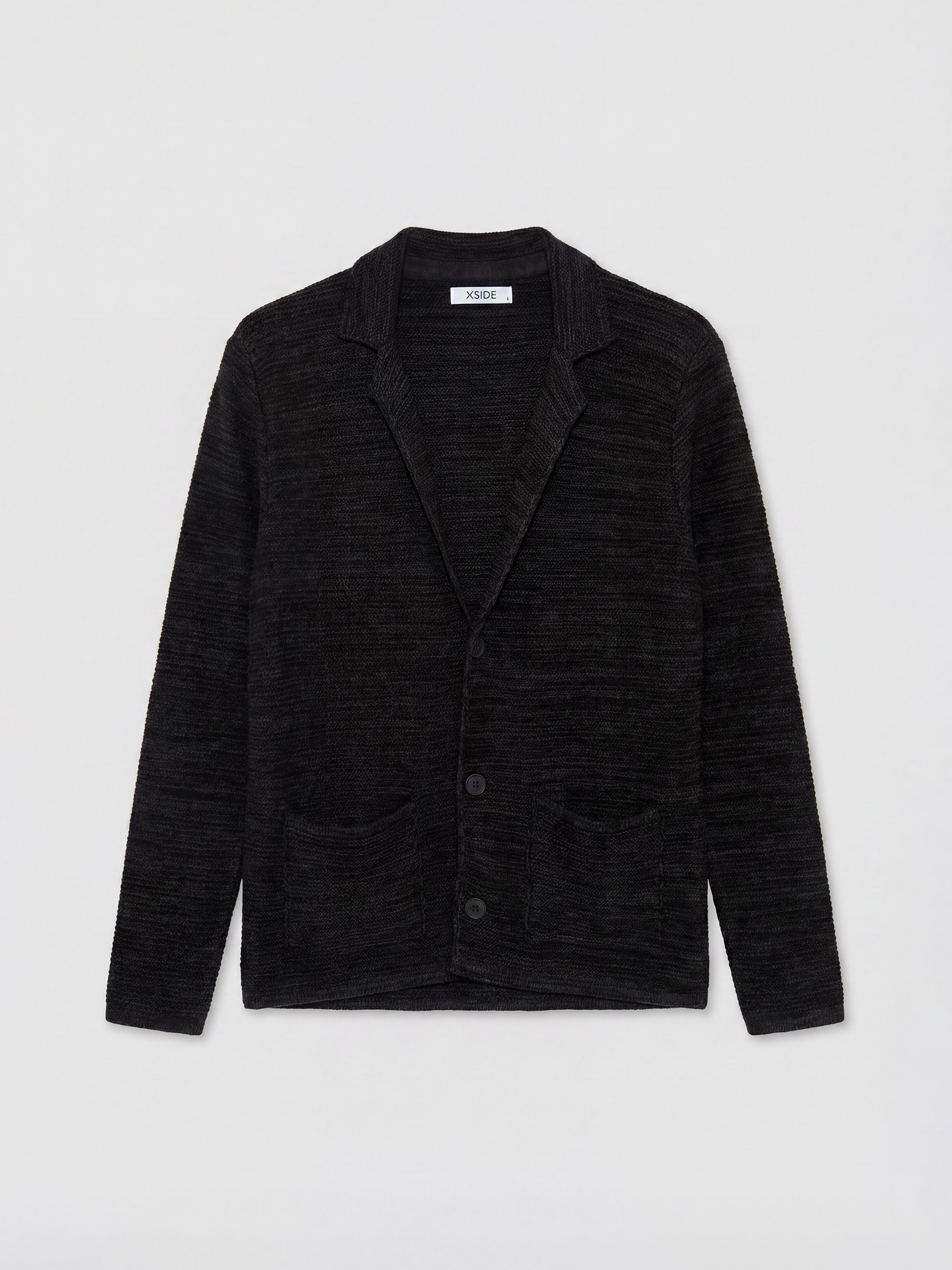 XSIDE Slim Fit Ceket Yaka Erkek Triko Hırka görsel 5