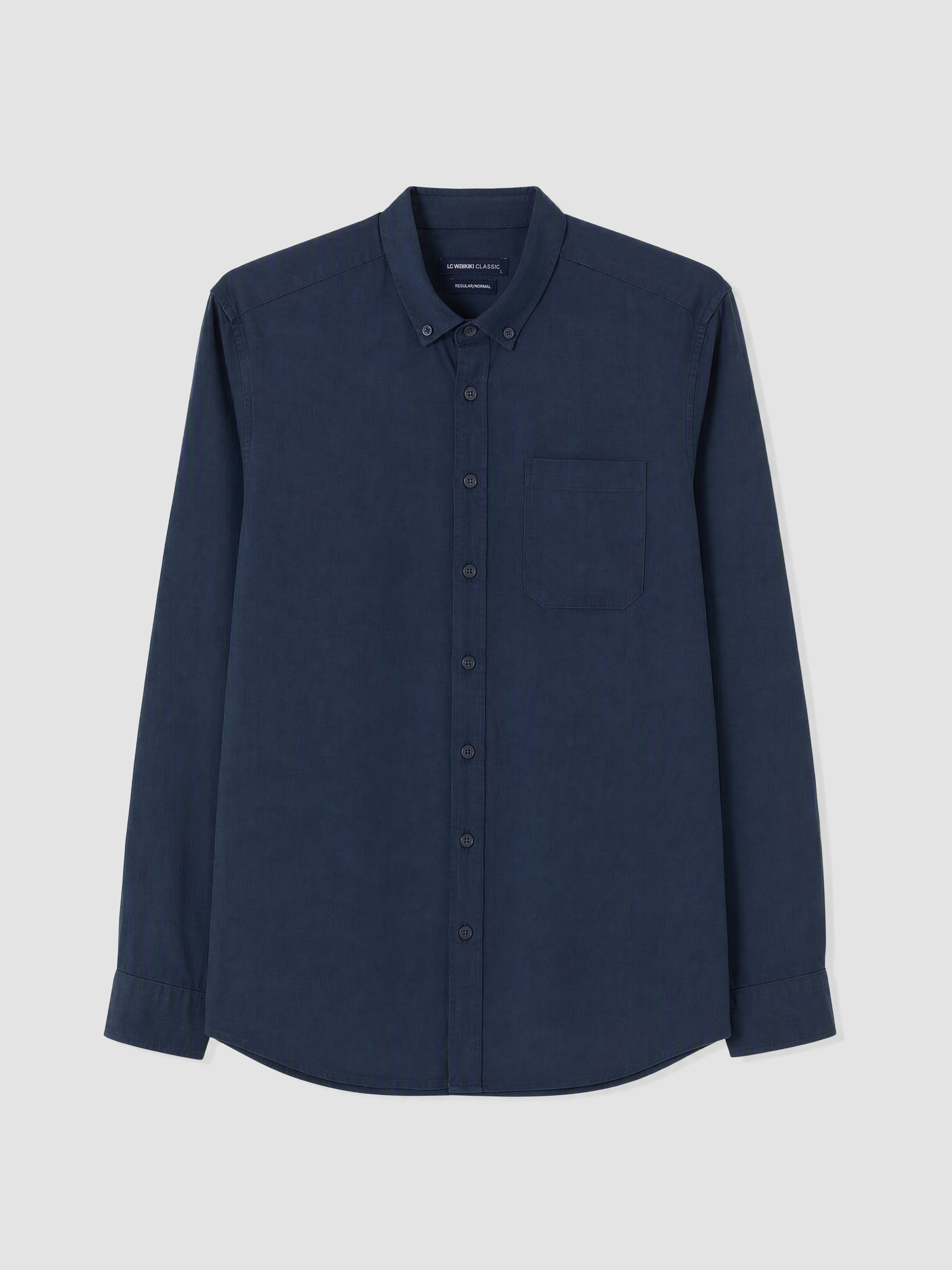 LCWAIKIKI Classic Regular Fit Gabardin Erkek Gömlek görsel 4