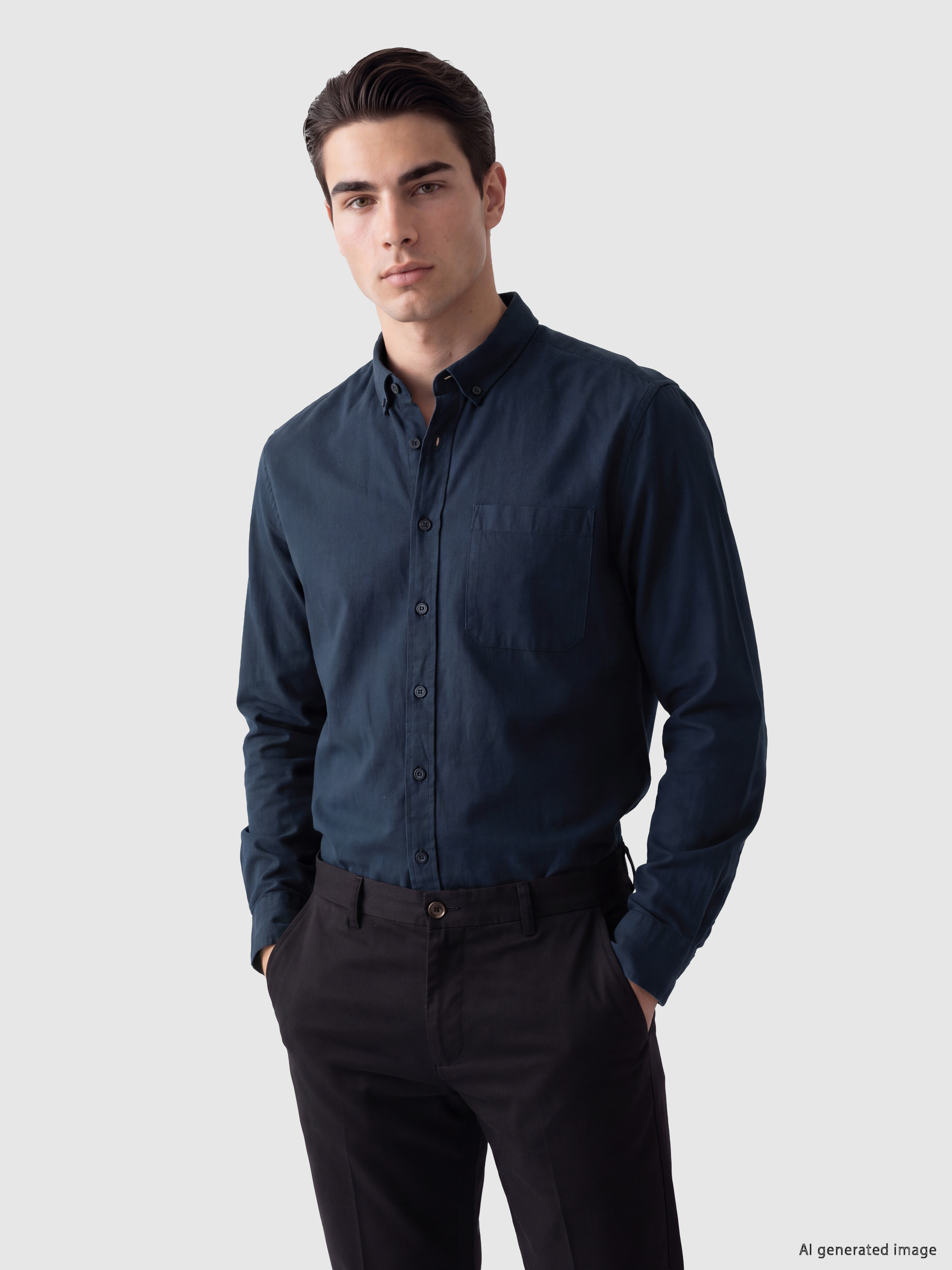 LCWAIKIKI Classic Regular Fit Gabardin Erkek Gömlek