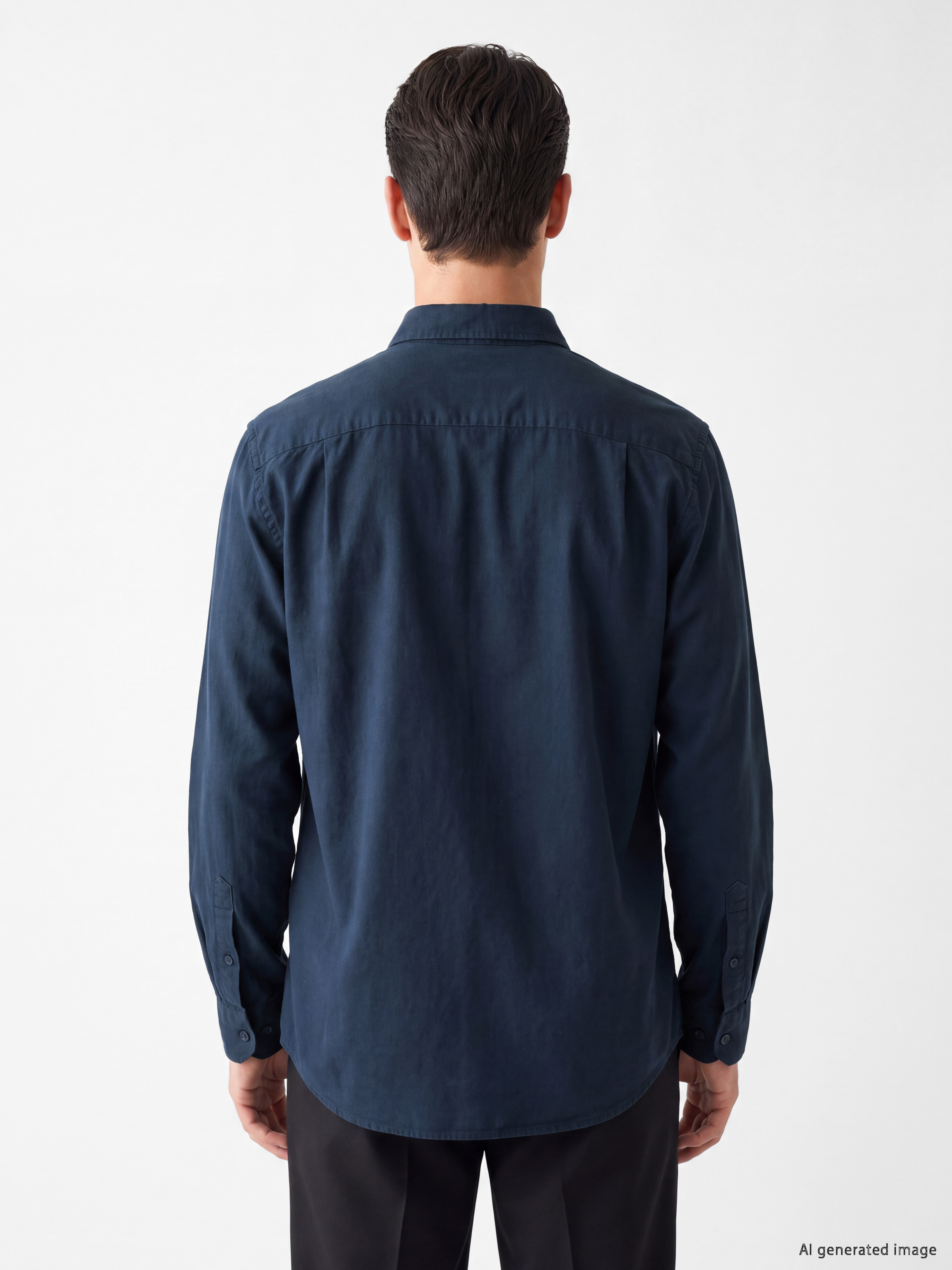 LCWAIKIKI Classic Regular Fit Gabardin Erkek Gömlek görsel 3