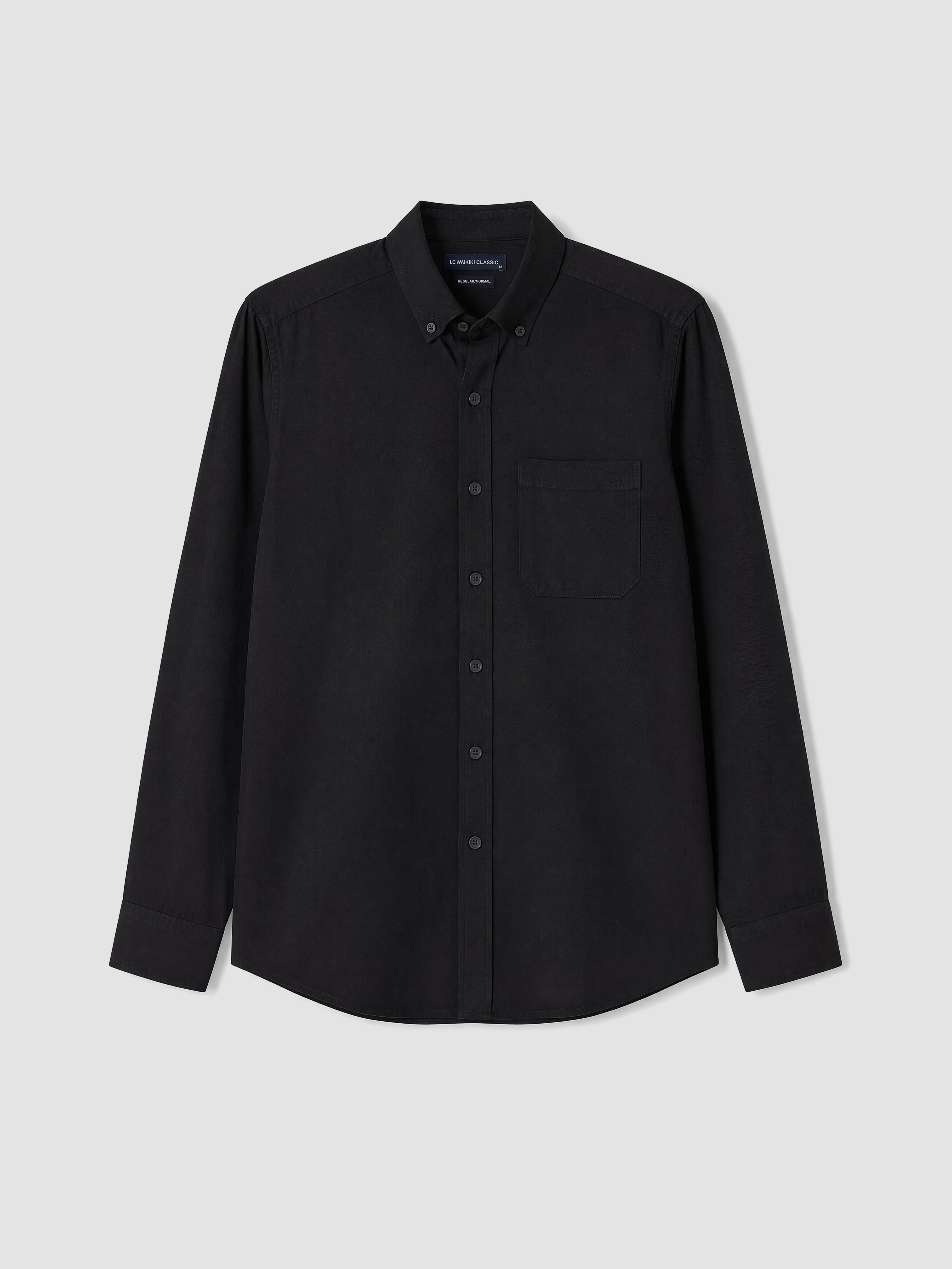 LCWAIKIKI Classic Regular Fit Gabardin Erkek Gömlek görsel 4