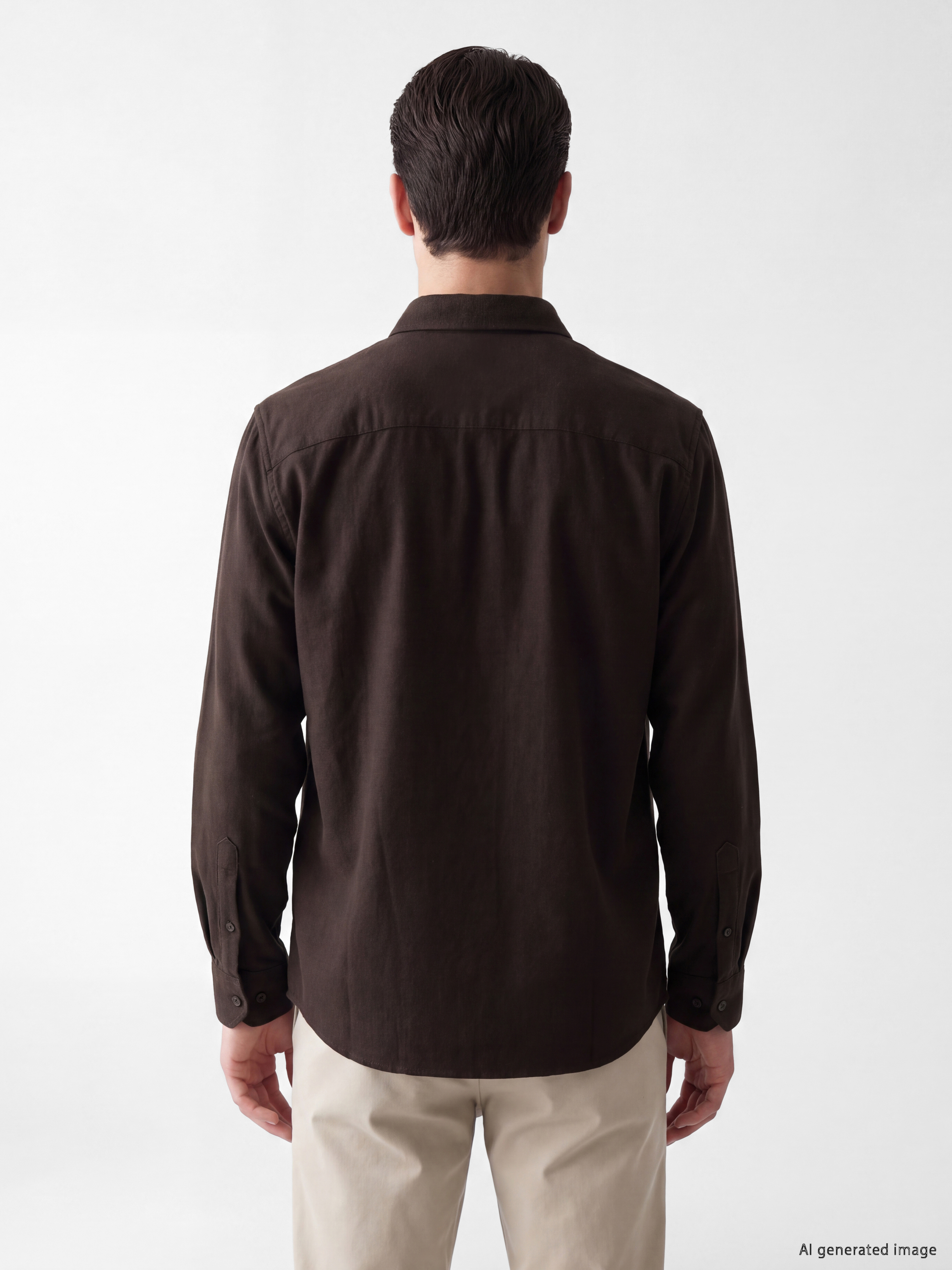 LCWAIKIKI Classic Regular Fit Armürlü Erkek Gömlek görsel 3