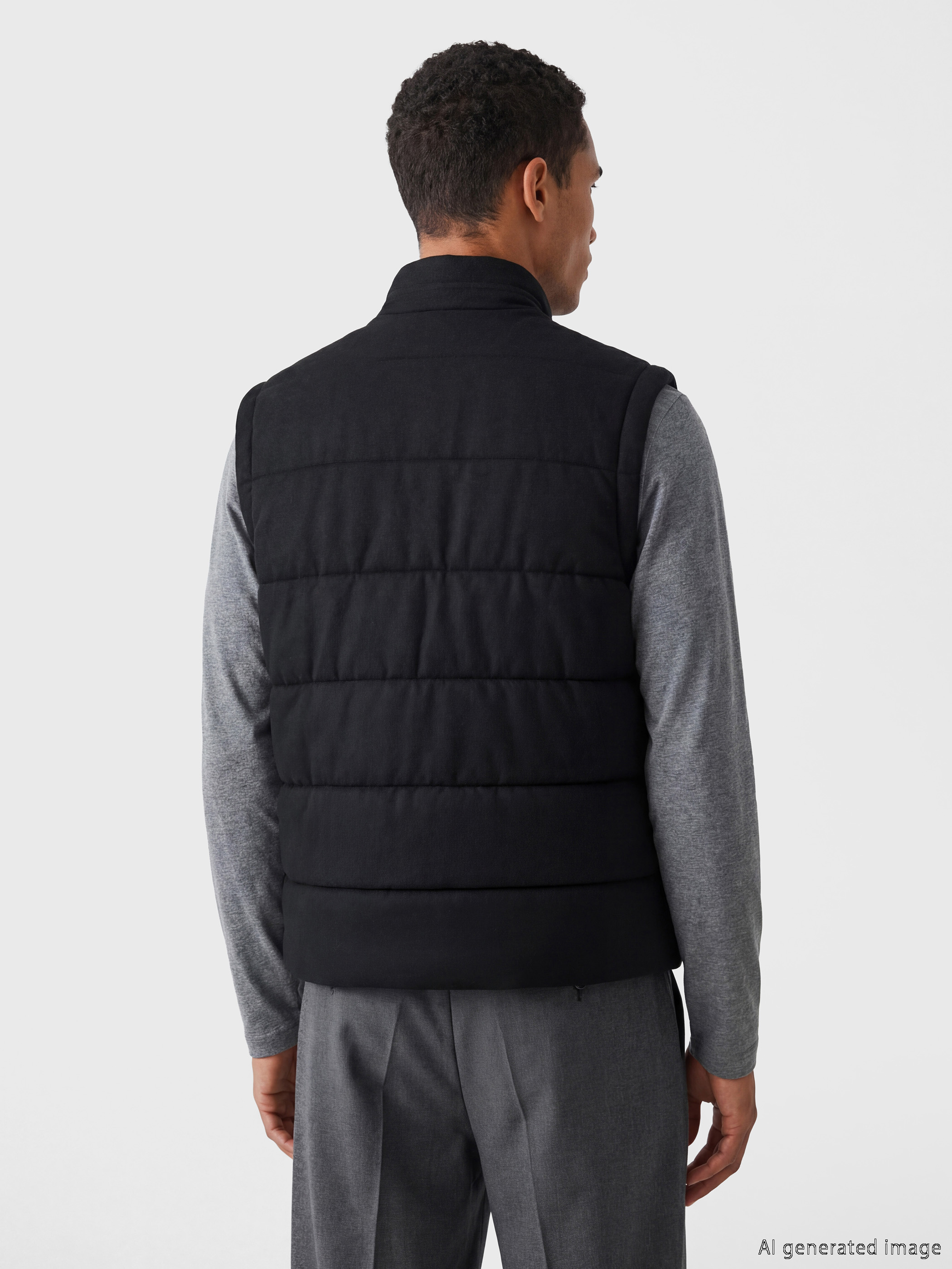 LCW Vision Slim Fit Dik Yaka Erkek Şişme Yelek görsel 2
