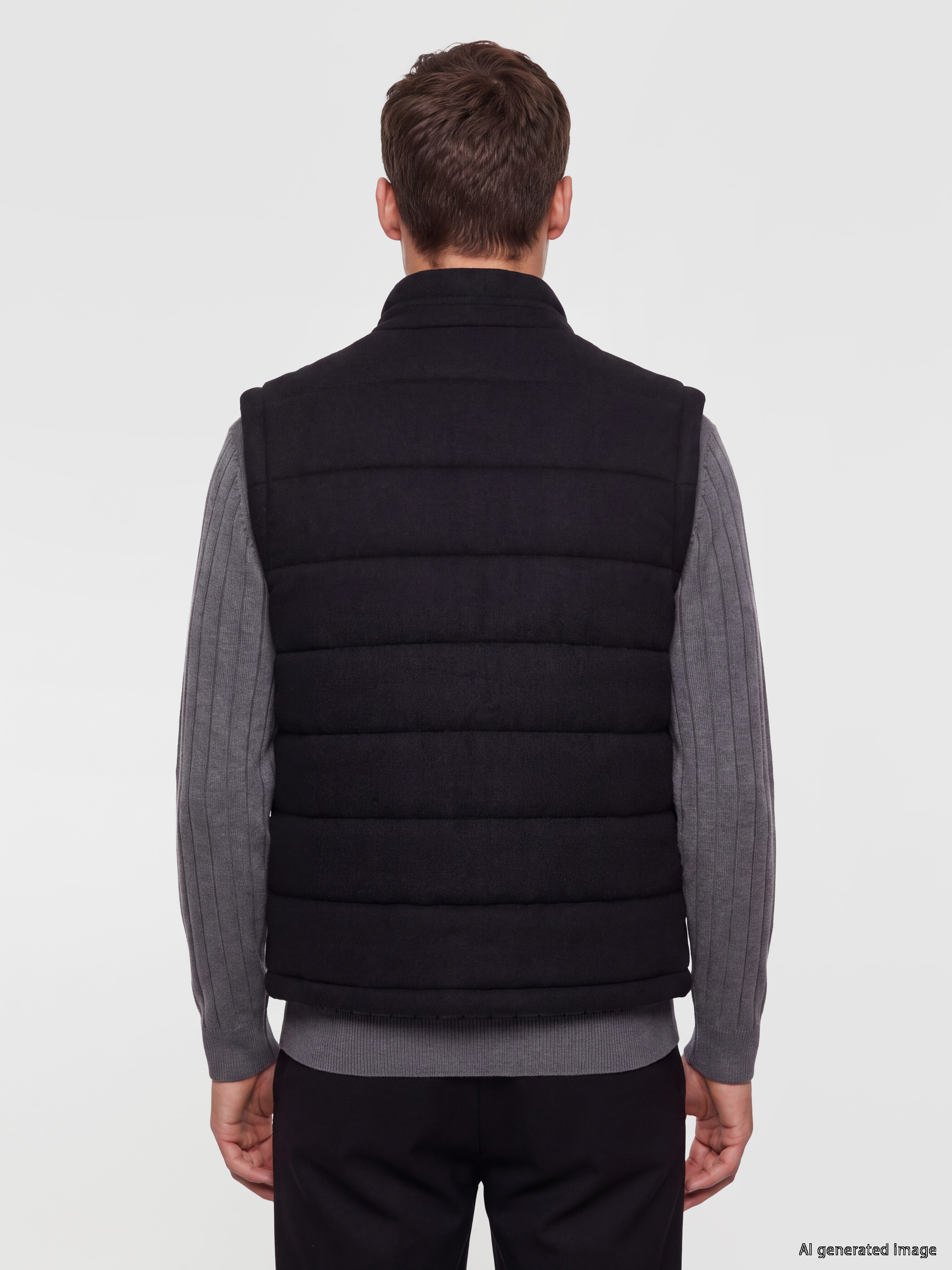 LCW Vision Slim Fit Dik Yaka Erkek Şişme Yelek görsel 4