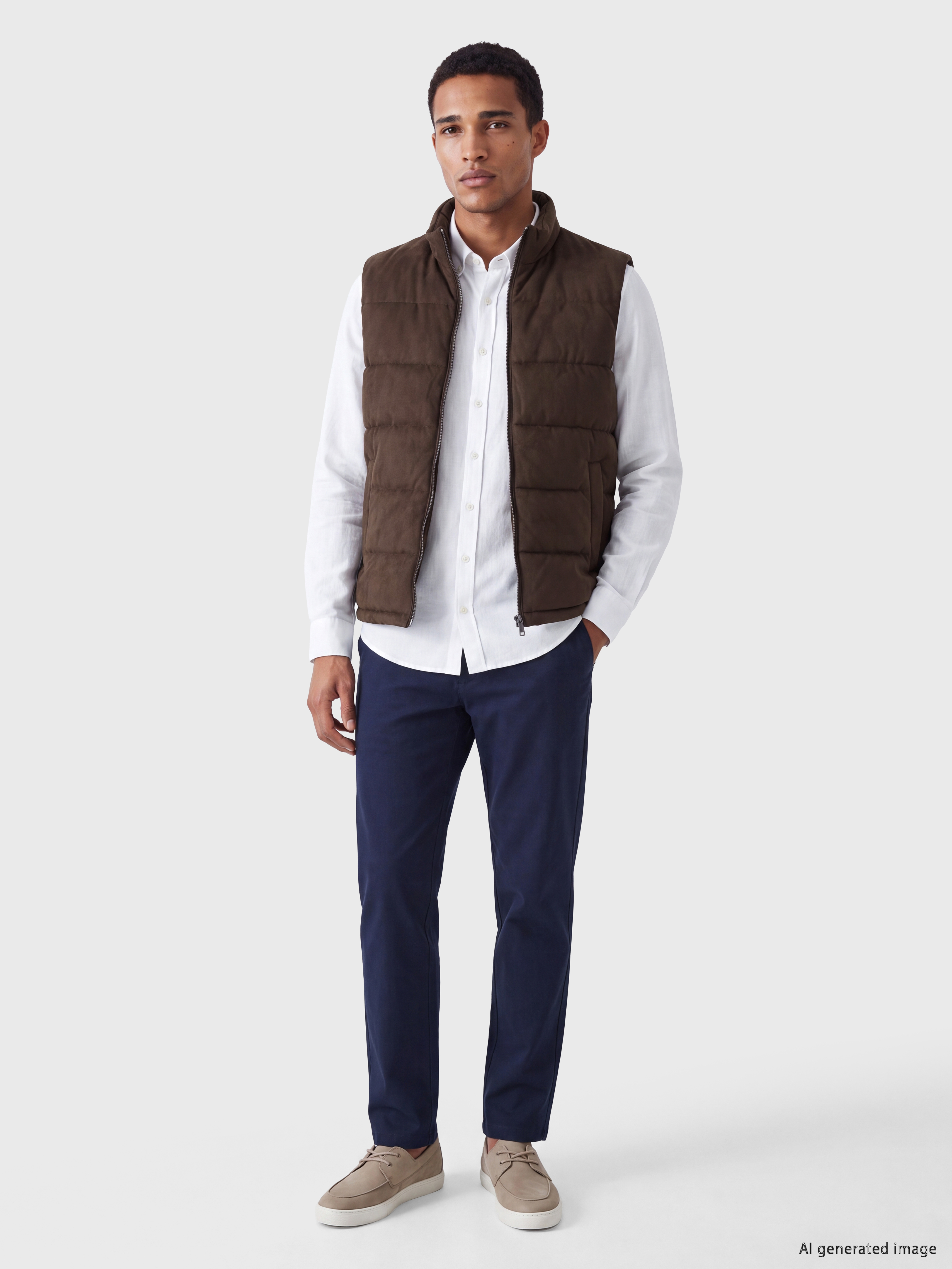 LCW Vision Slim Fit Dik Yaka Erkek Şişme Yelek görsel 3