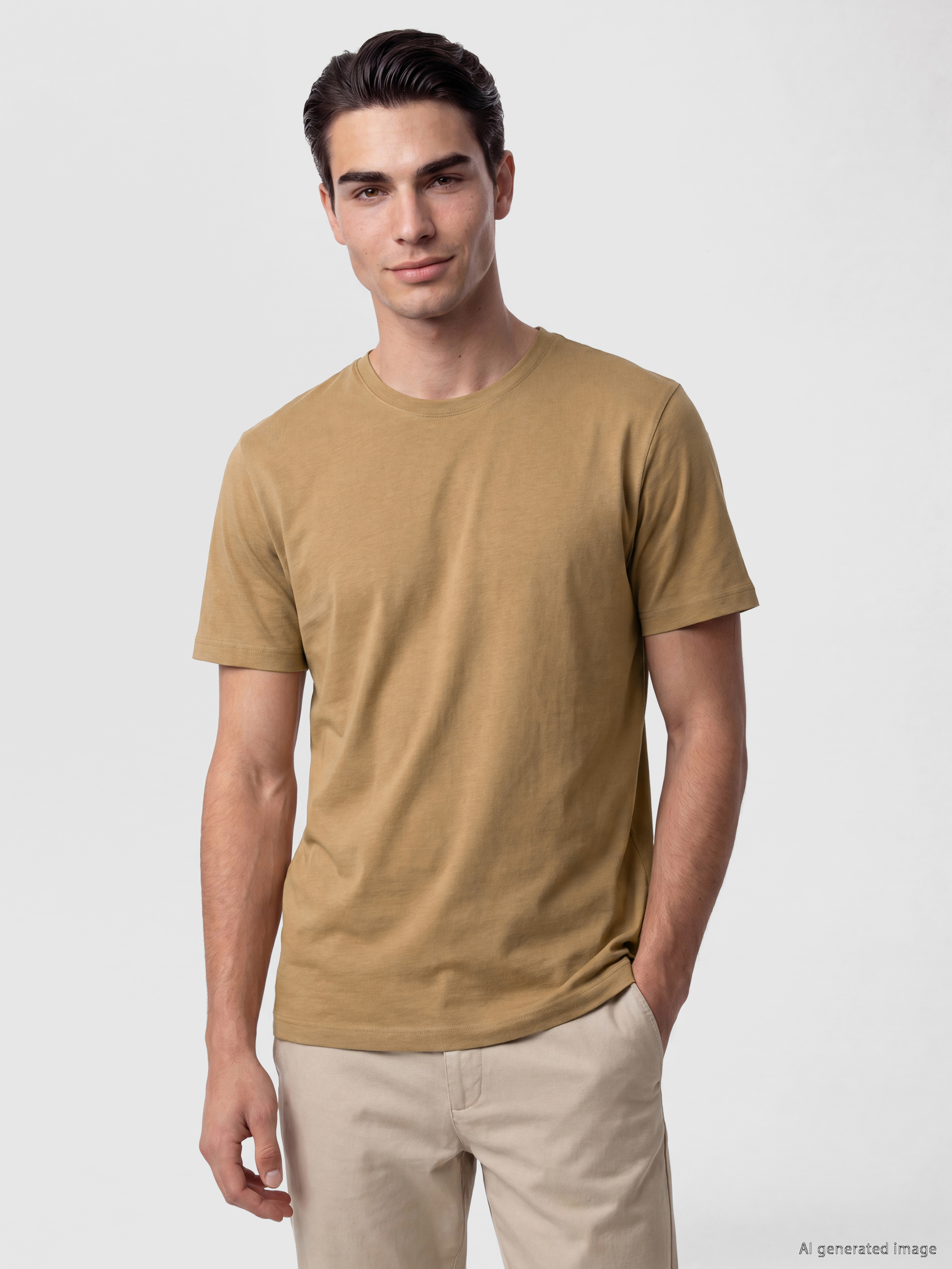 LCWAIKIKI Classic Regular Fit İnce Kumaş Tişört /03 görsel 2