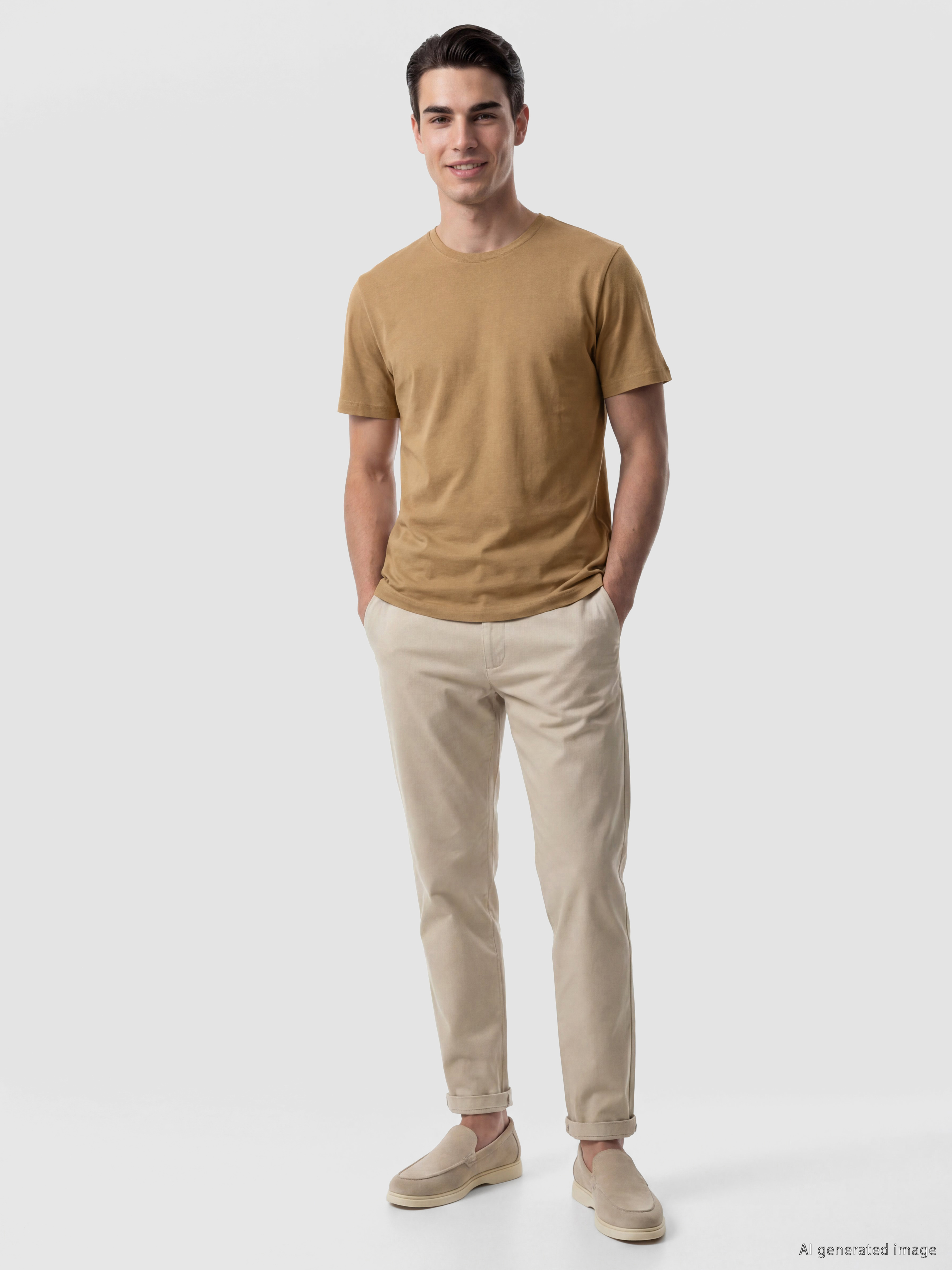 LCWAIKIKI Classic Regular Fit İnce Kumaş Tişört /03 görsel 3