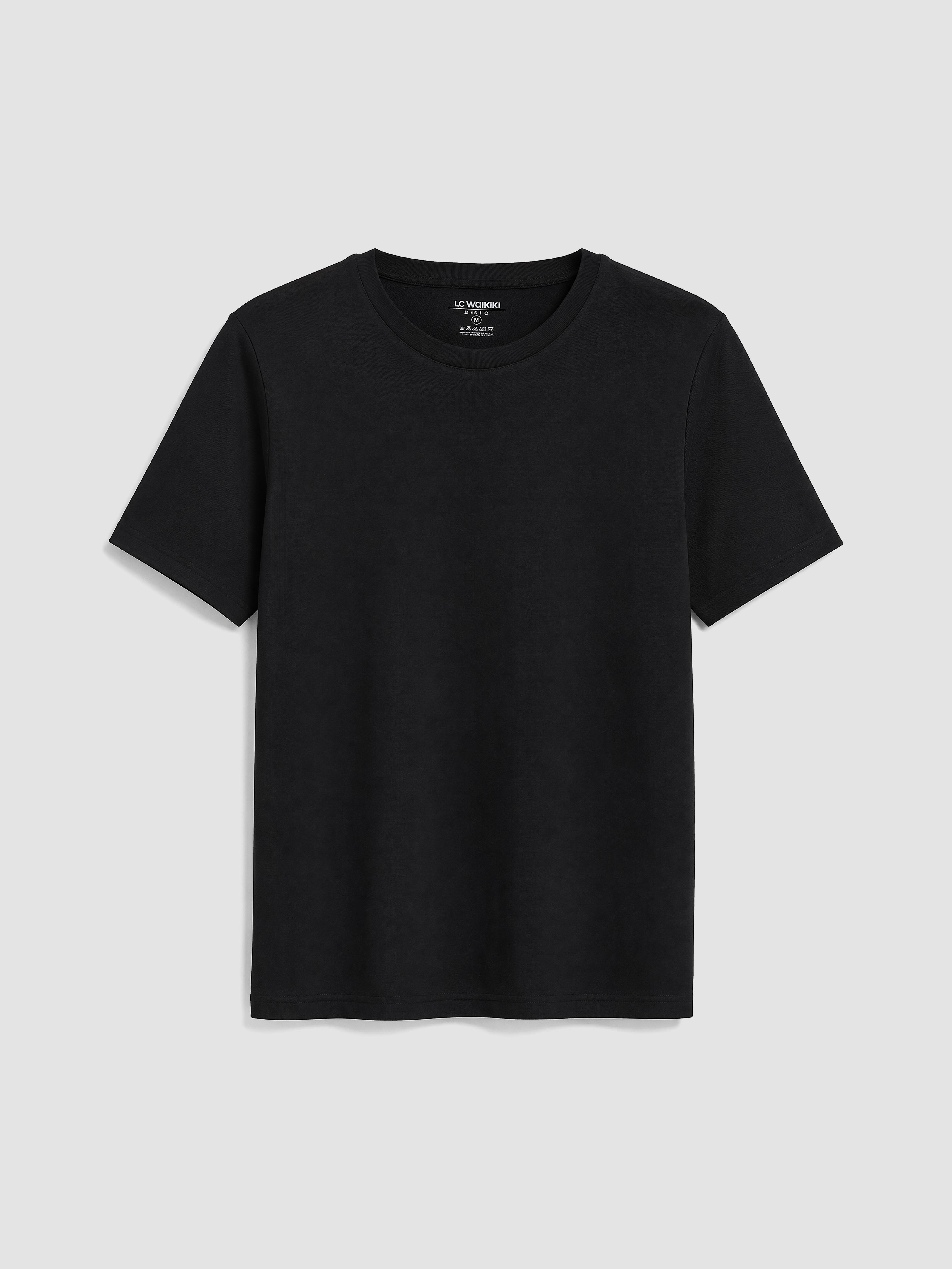 LCWAIKIKI Classic Slim Fit Bisiklet Yaka Erkek Tişört görsel 4