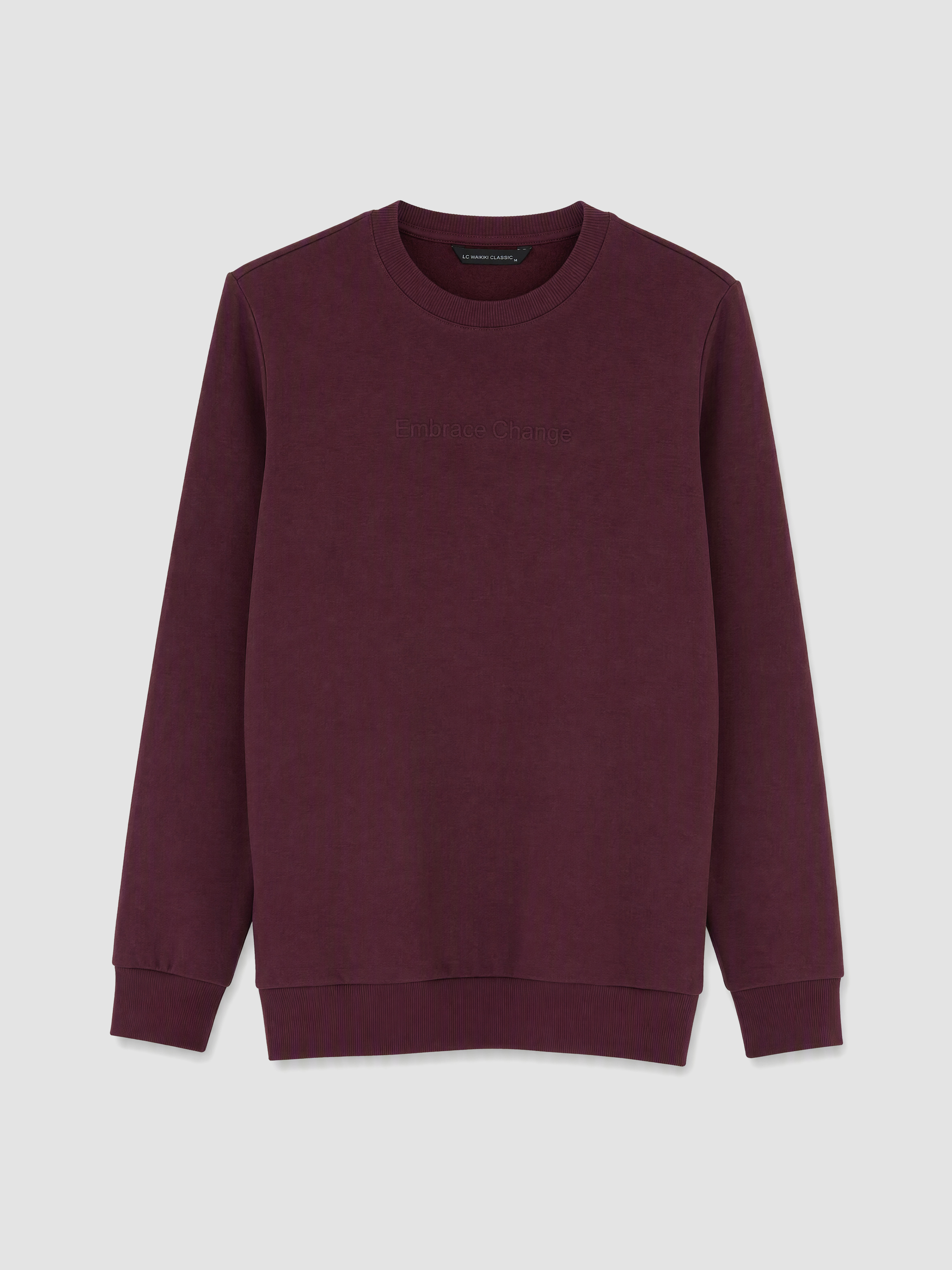 LCWAIKIKI Classic Baskılı Erkek Kalın Sweatshirt görsel 4