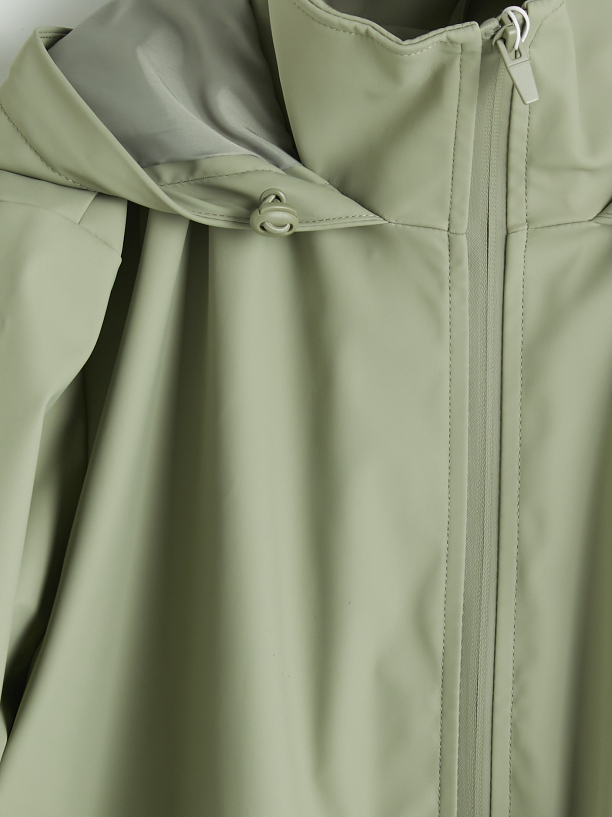 XSIDE Kapüşonlu Oversize Kadın Yağmurluk görsel 8