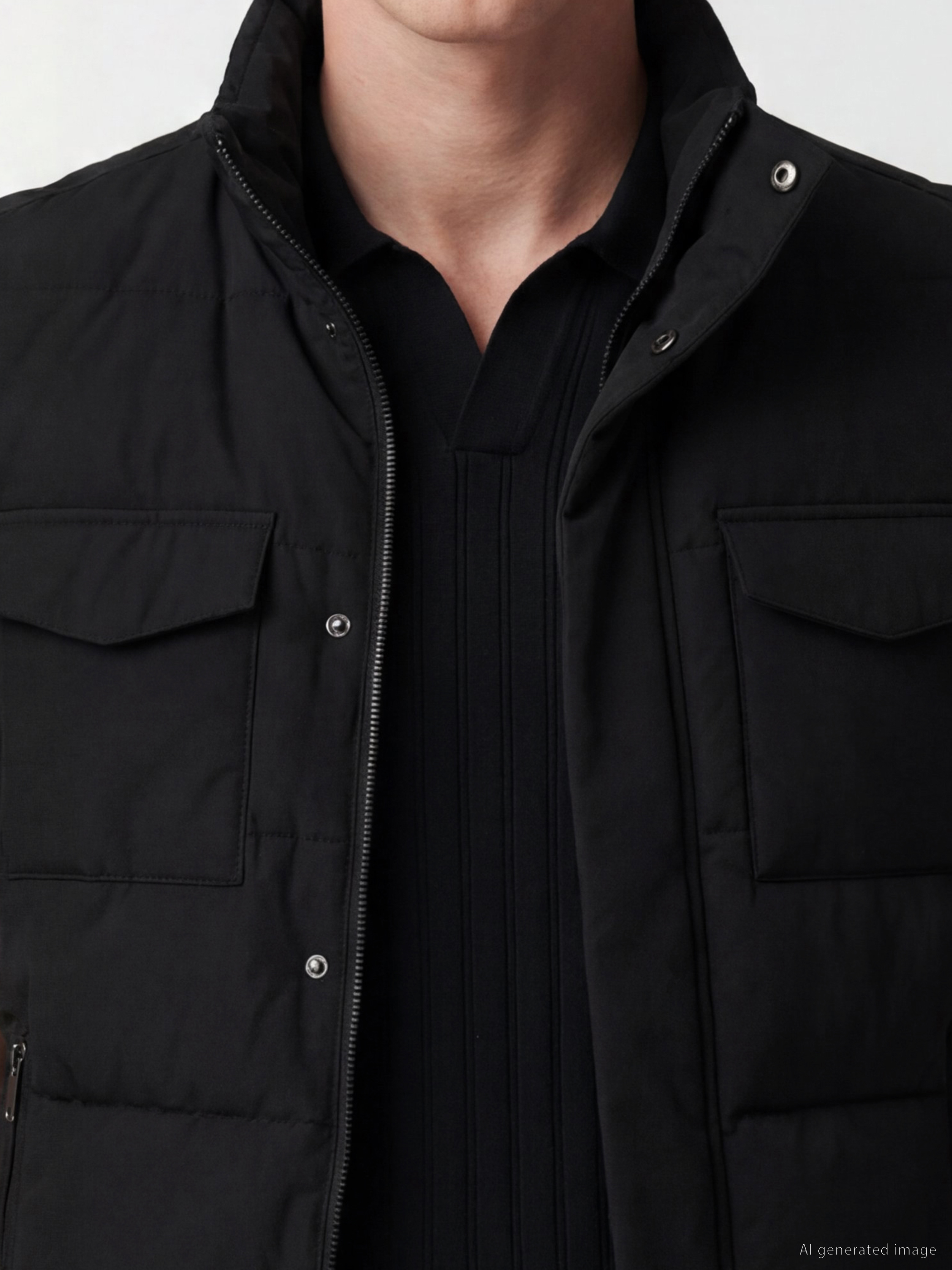 SOUTHBLUE Regular Fit Dik Yaka Erkek Şişme Yelek görsel 3