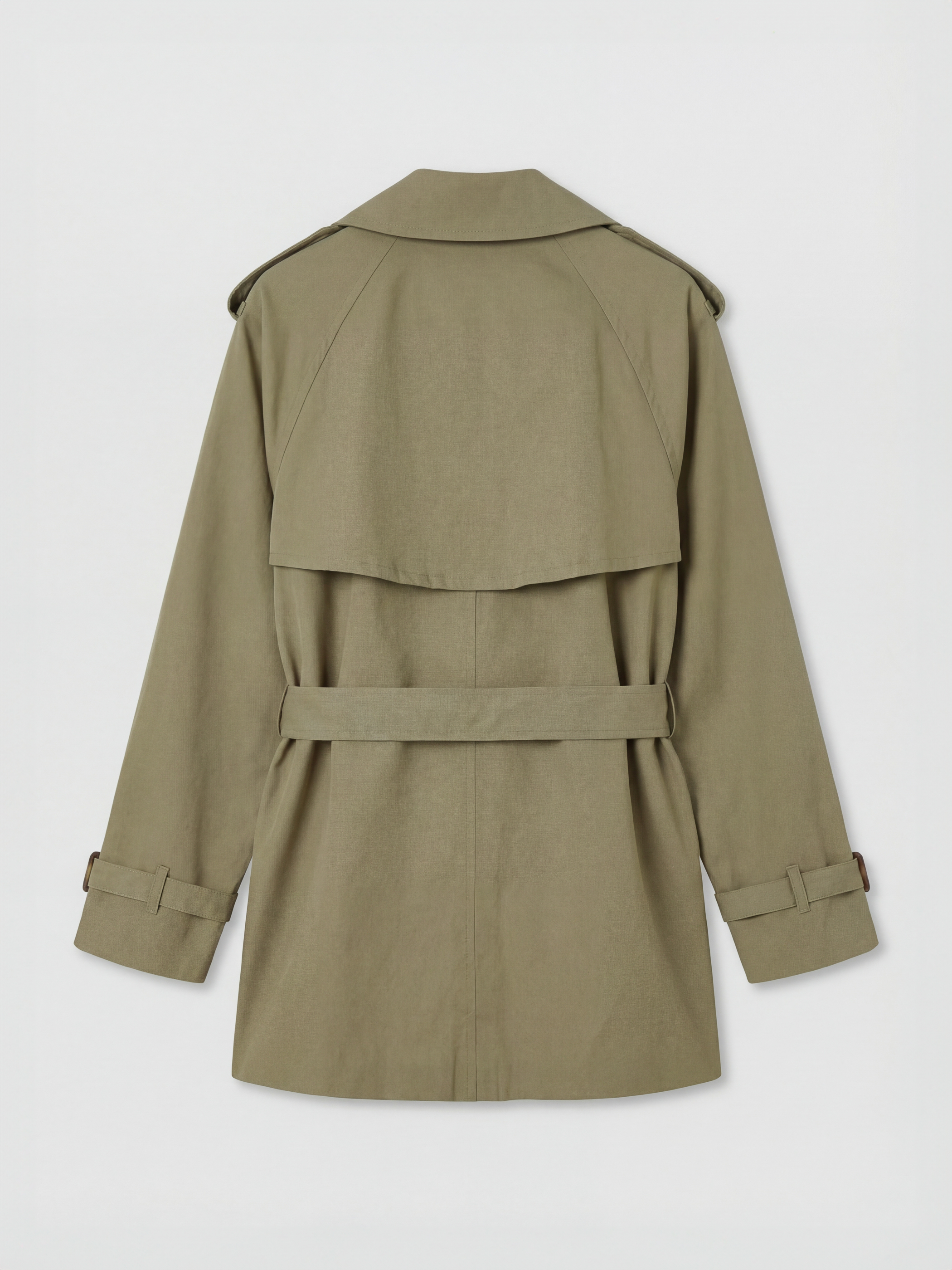 XSIDE Kemerli Oversize Kadın Trençkot görsel 7