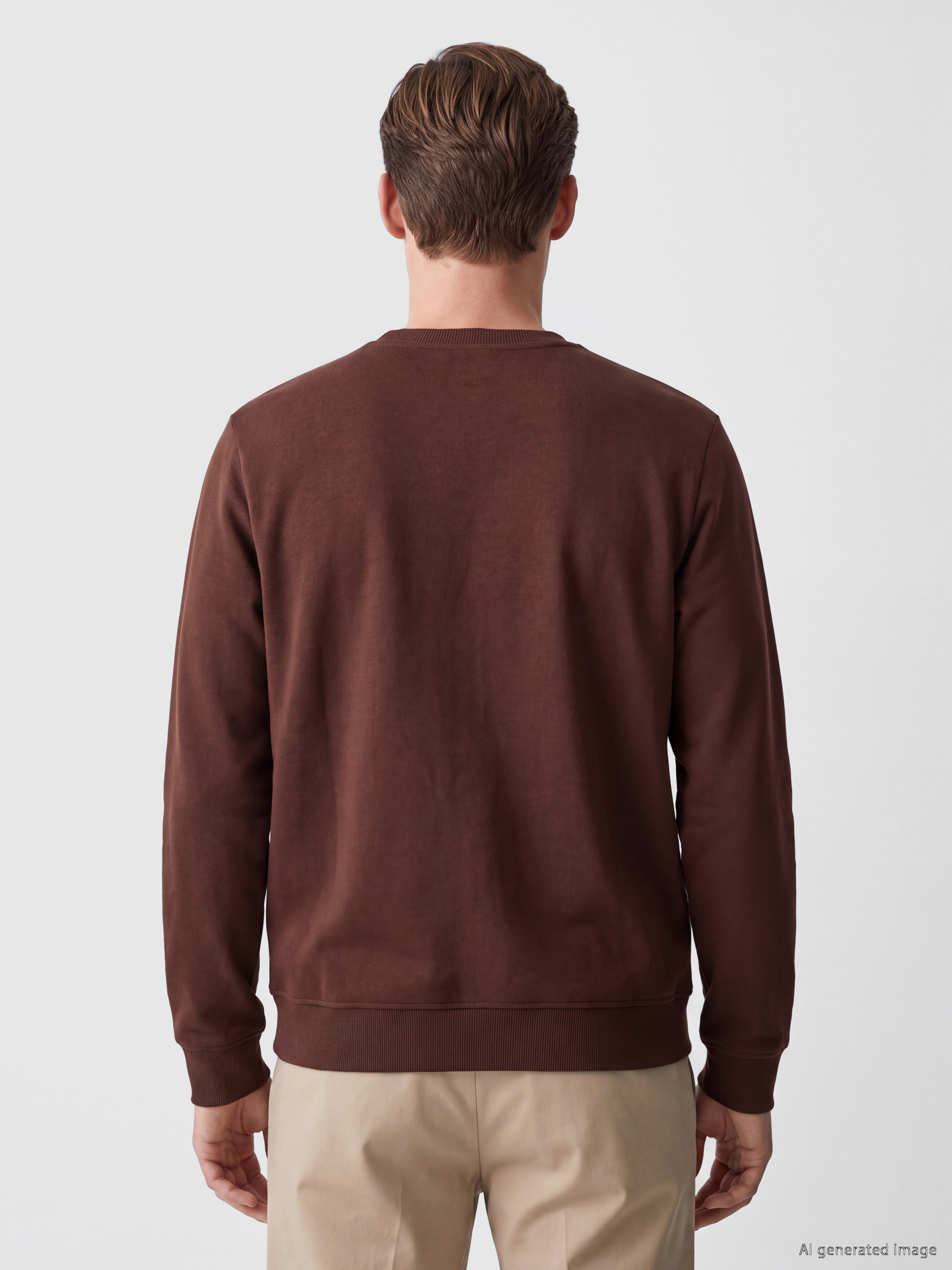SOUTHBLUE Bisiklet Yaka Erkek Triko Sweatshirt görsel 4