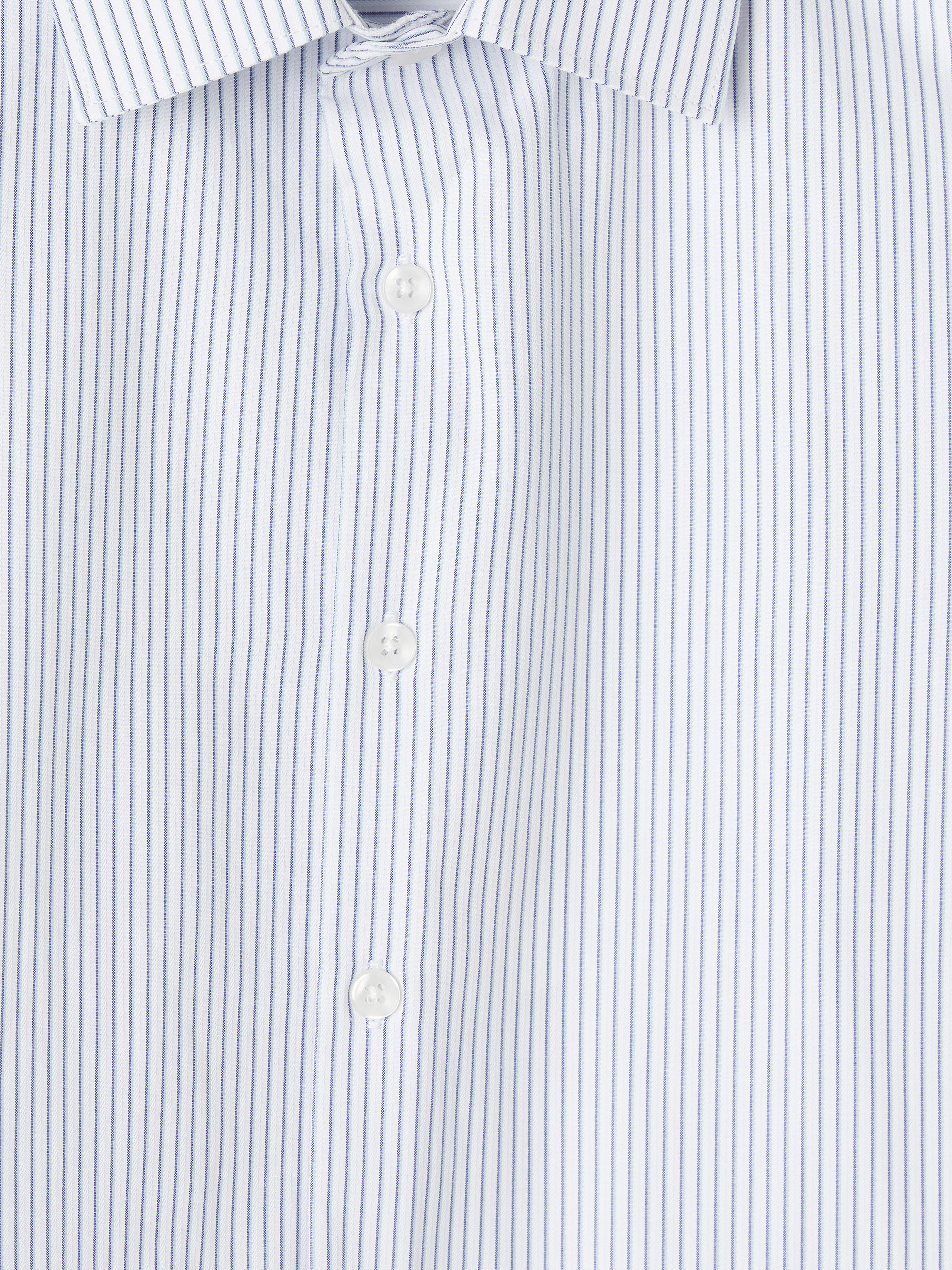 LCW BUSINESS Slim Fit Çizgili Gabardin Erkek Gömlek görsel 3