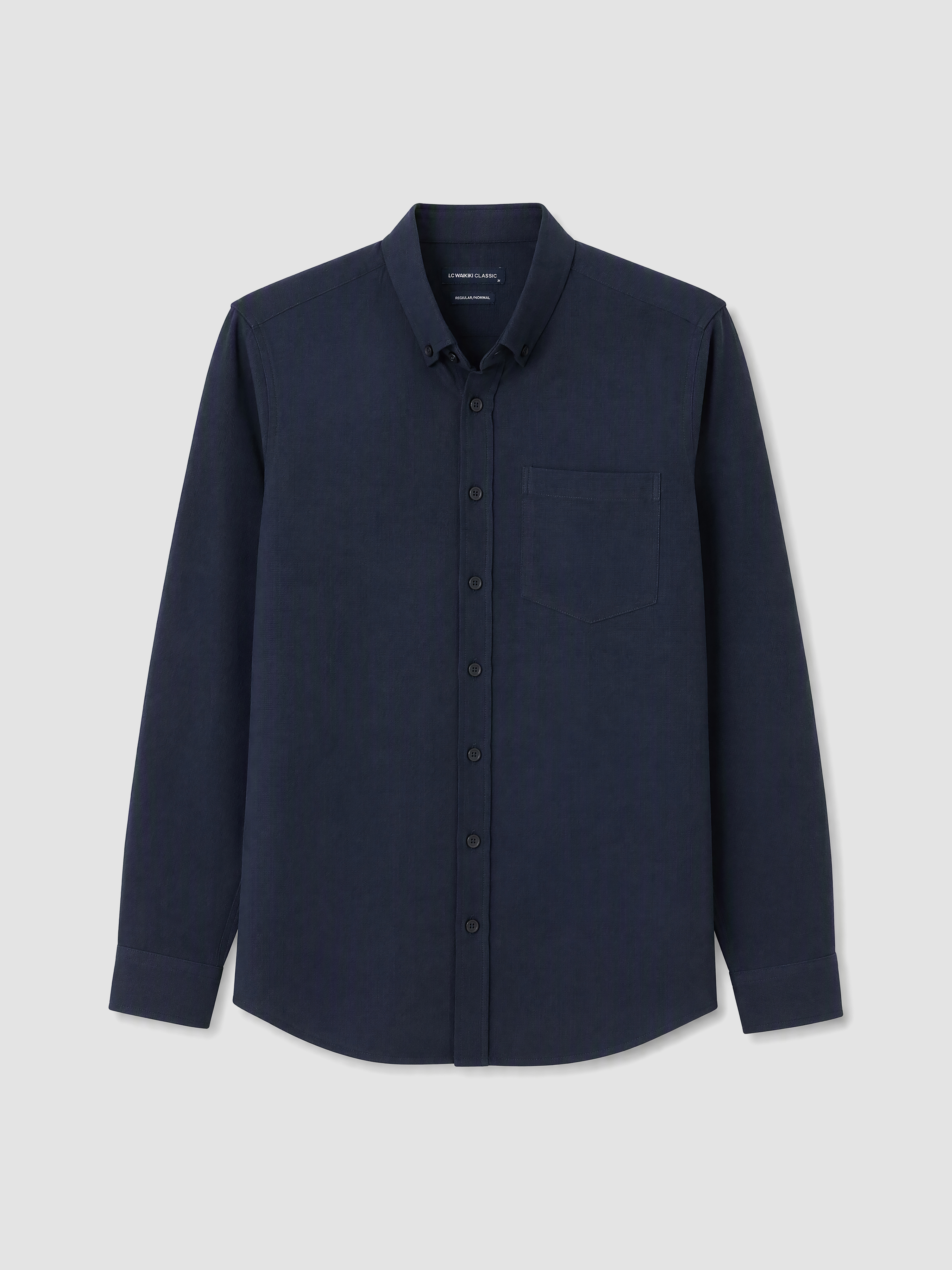 LCWAIKIKI Classic Regular Fit Armürlü Erkek Gömlek görsel 4