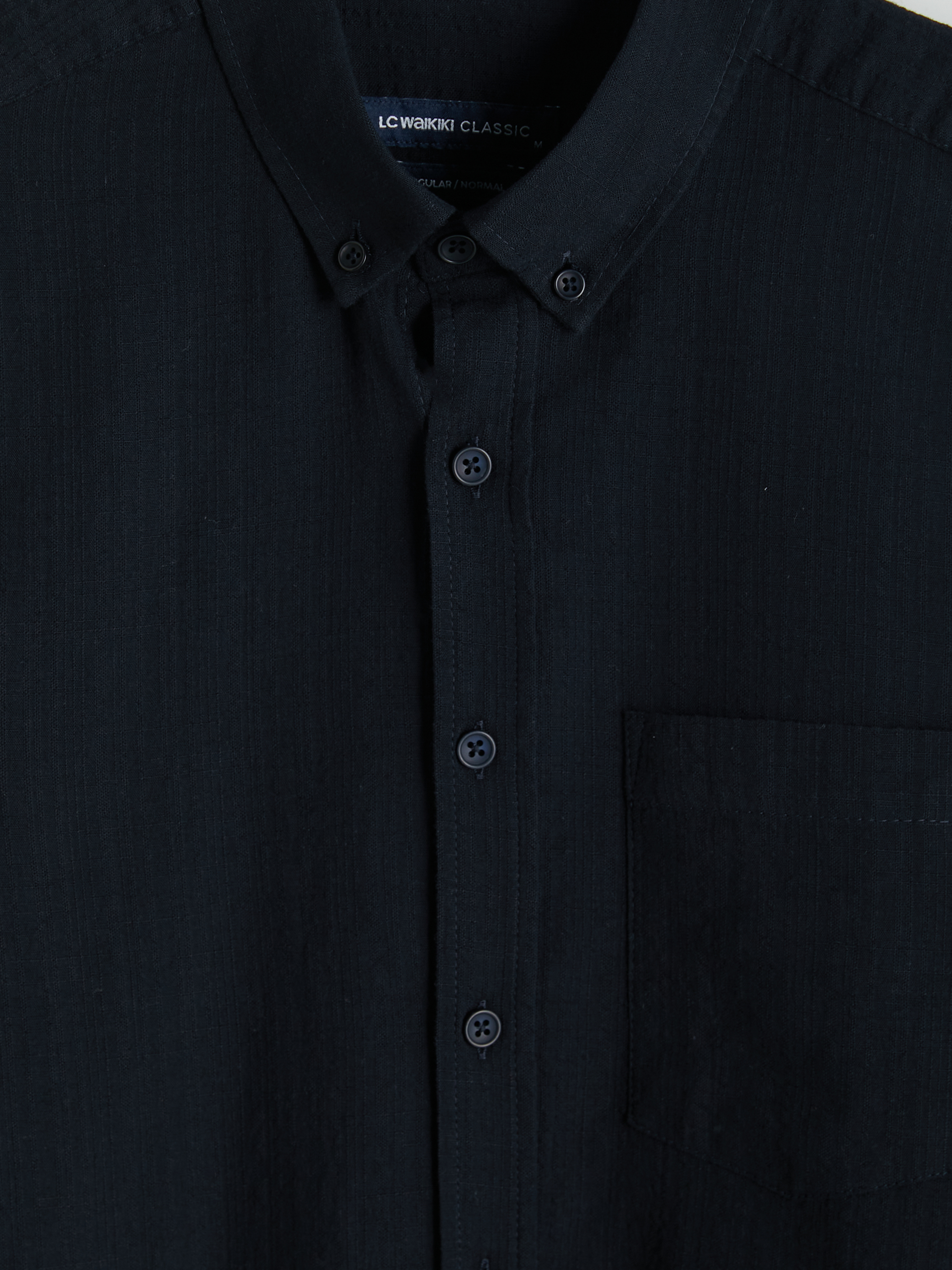 LCWAIKIKI Classic Regular Fit Armürlü Erkek Gömlek görsel 7