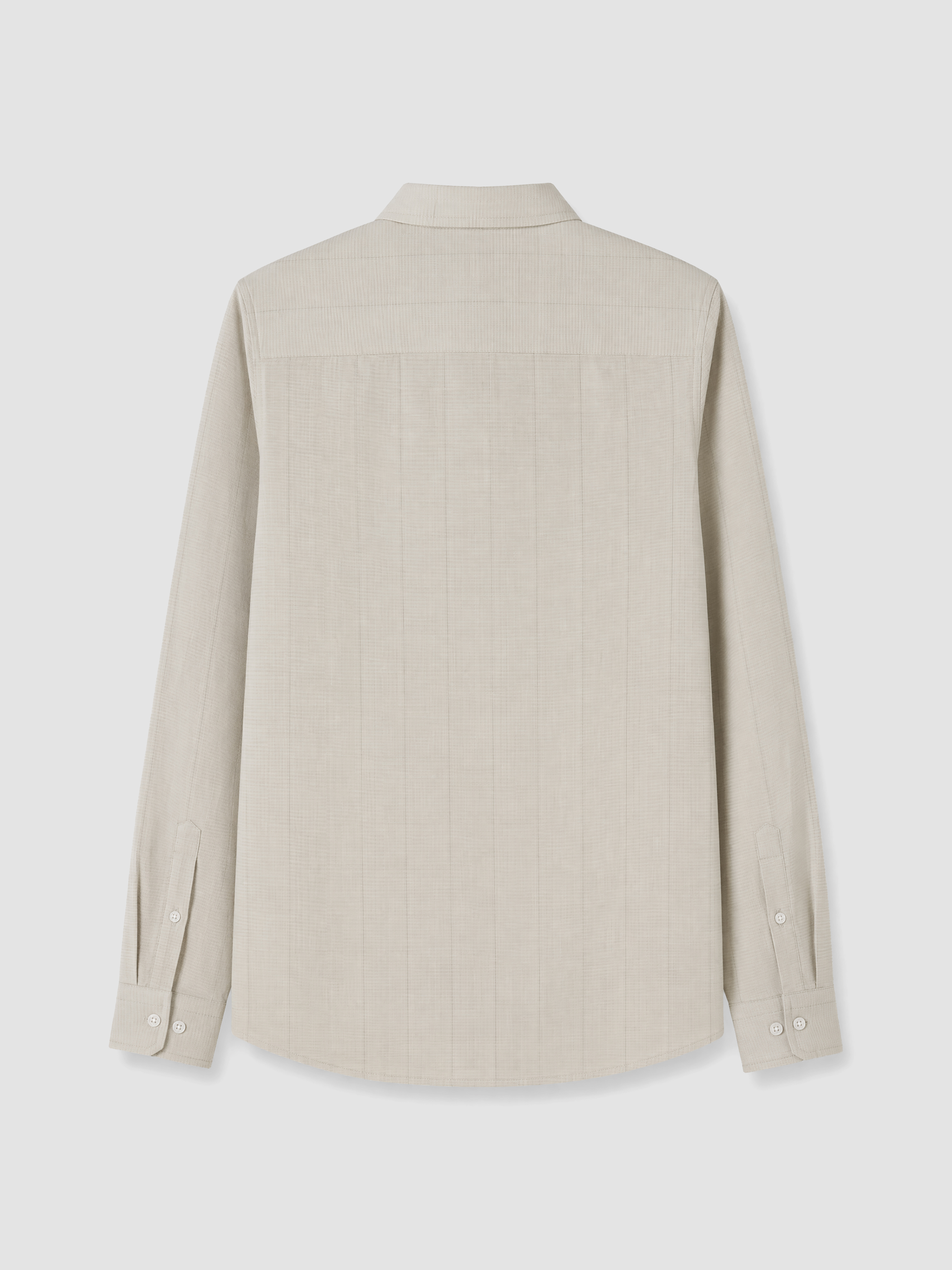 LCWAIKIKI Classic Regular Fit Çizgili Gabardin Erkek Gömlek görsel 6