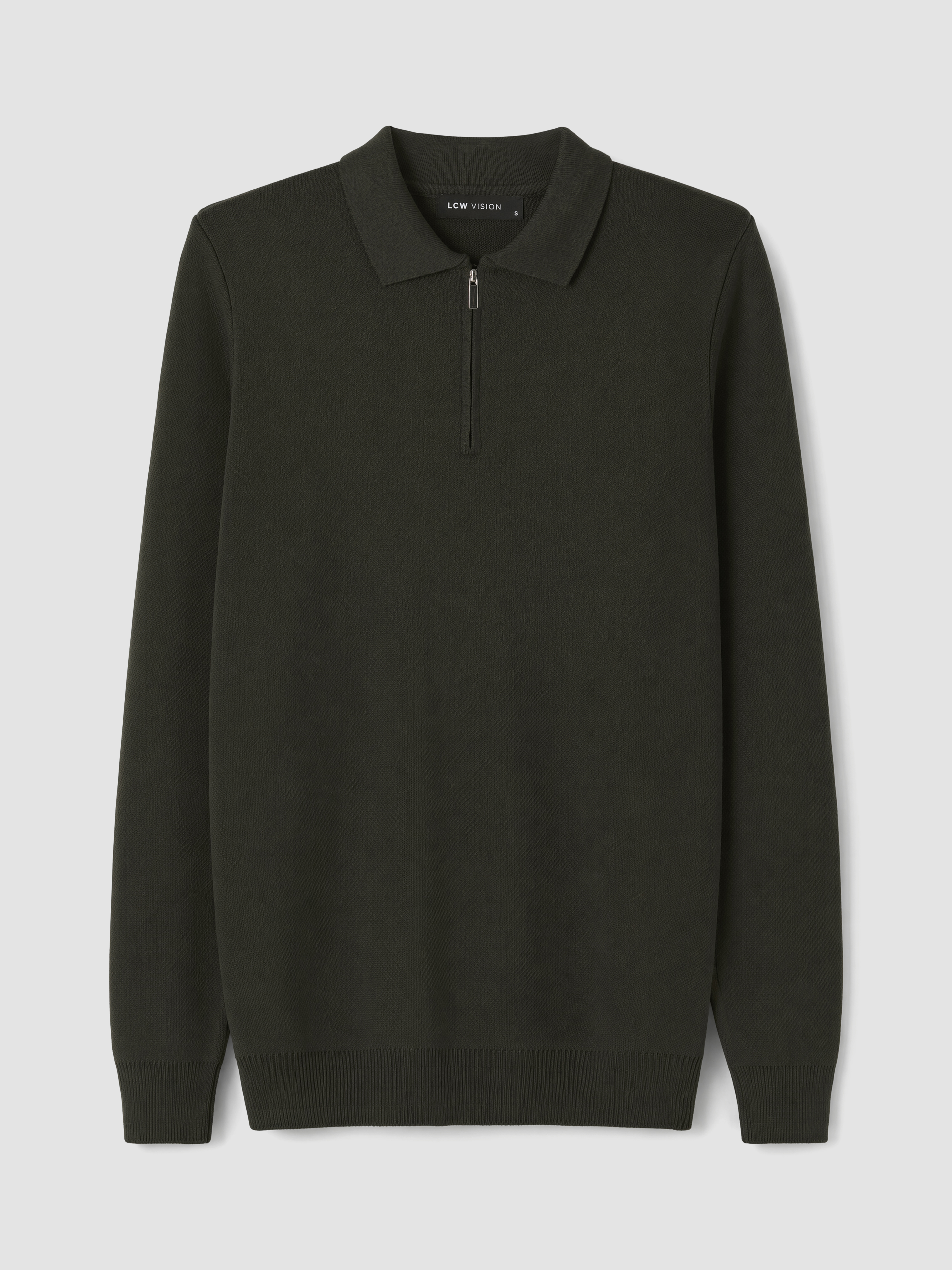 LCW Vision Polo Yaka Erkek Triko Kazak görsel 5