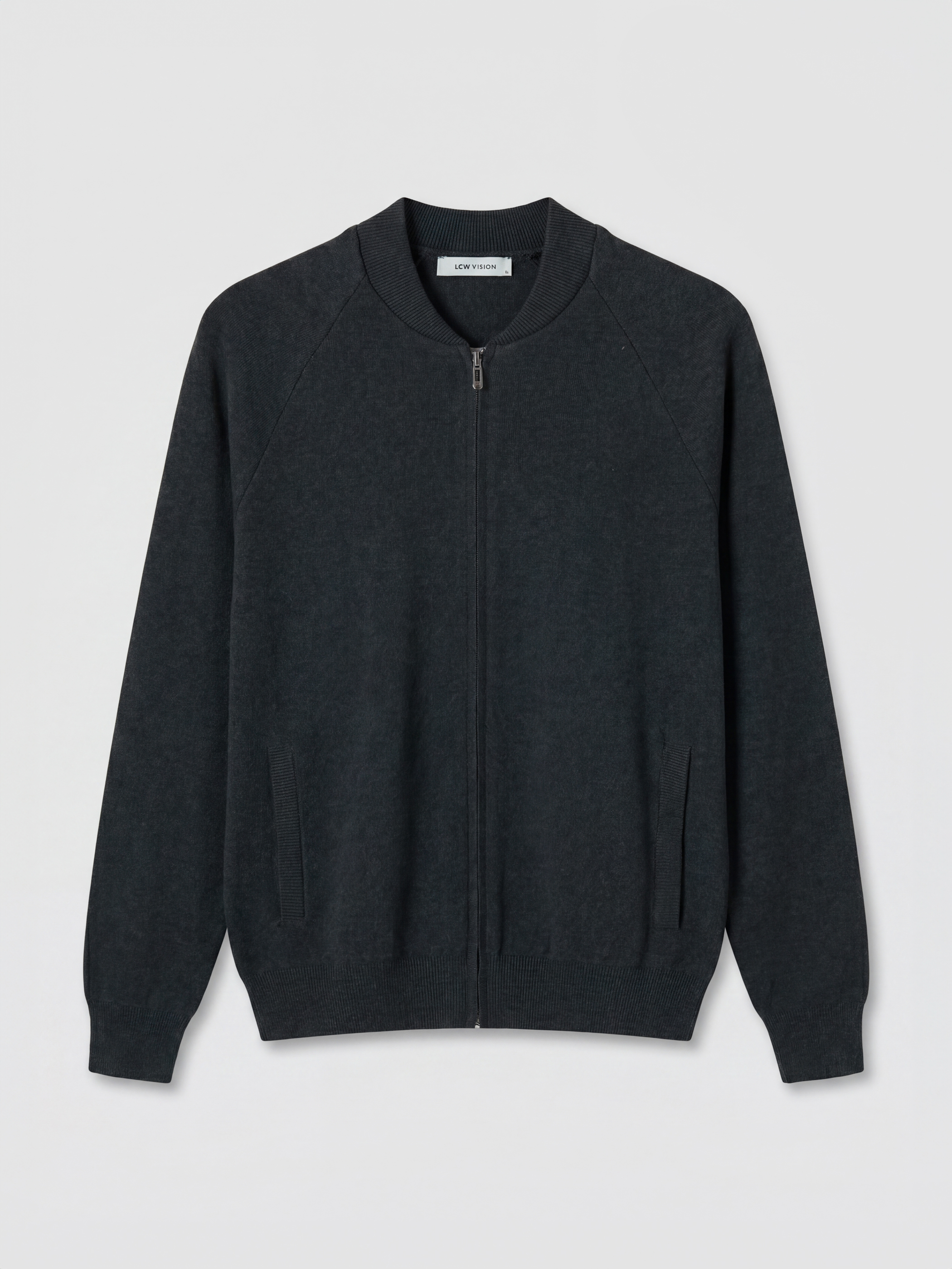 LCW Vision Regular Fit Kolej Yaka Erkek Triko Hırka görsel 5