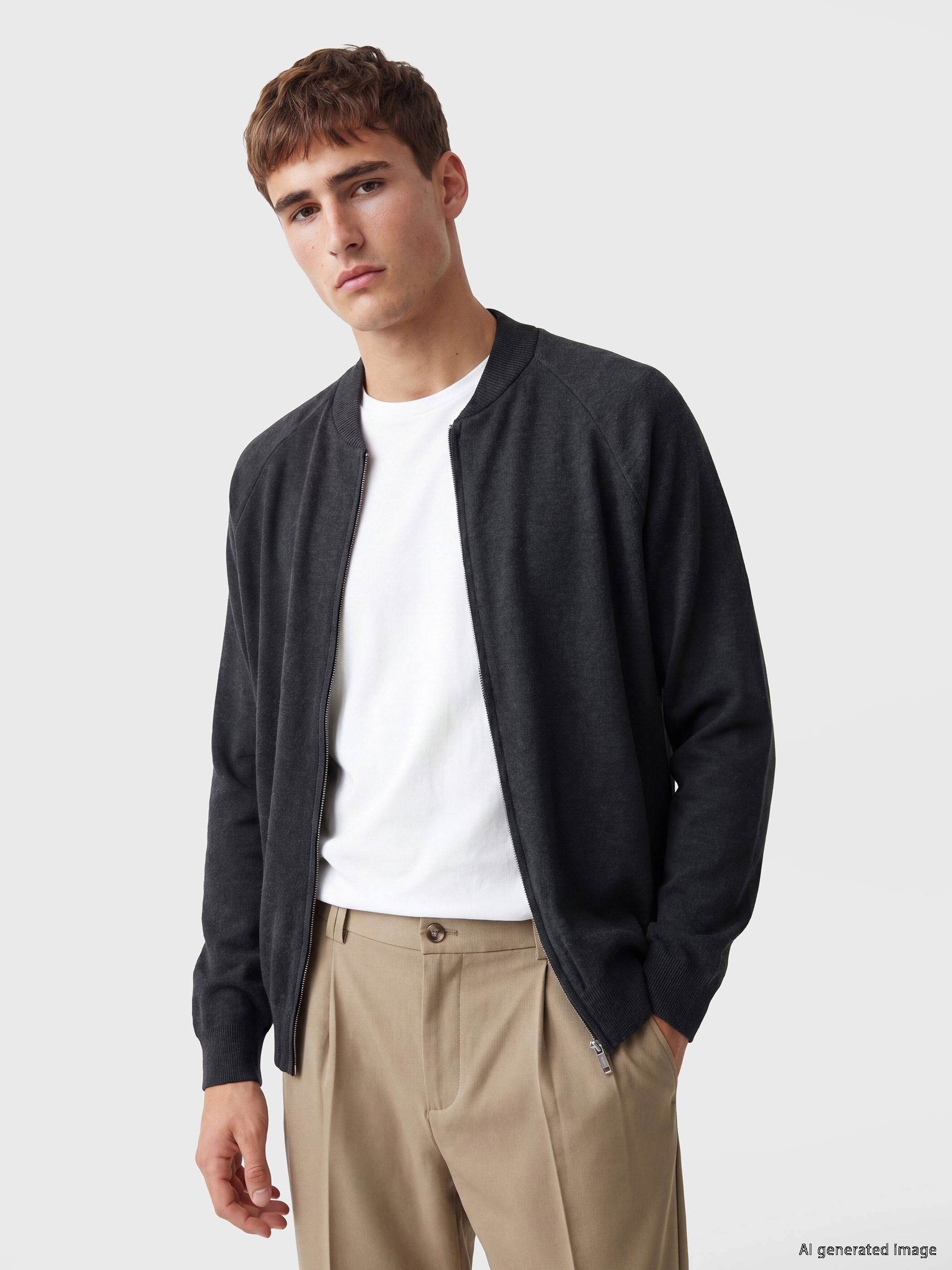 LCW Vision Regular Fit Kolej Yaka Erkek Triko Hırka