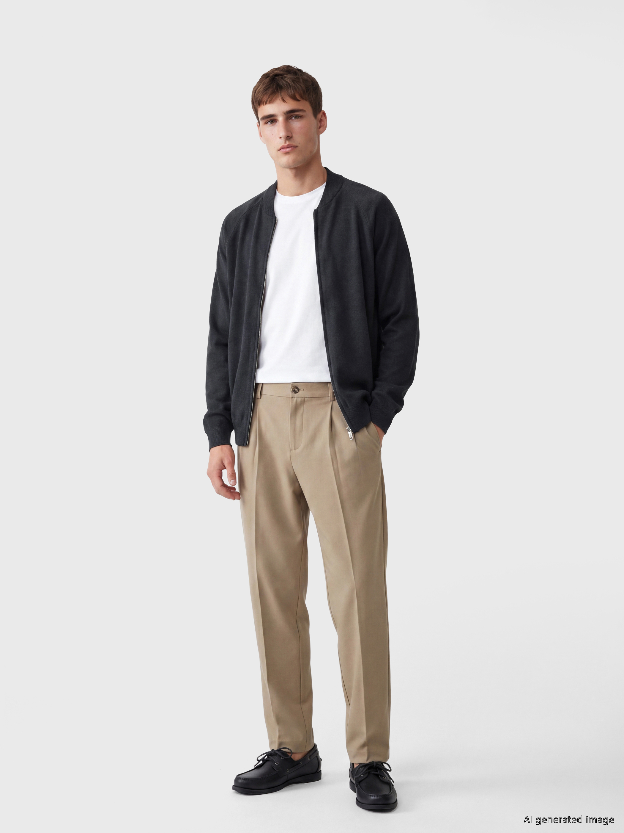 LCW Vision Regular Fit Kolej Yaka Erkek Triko Hırka görsel 2