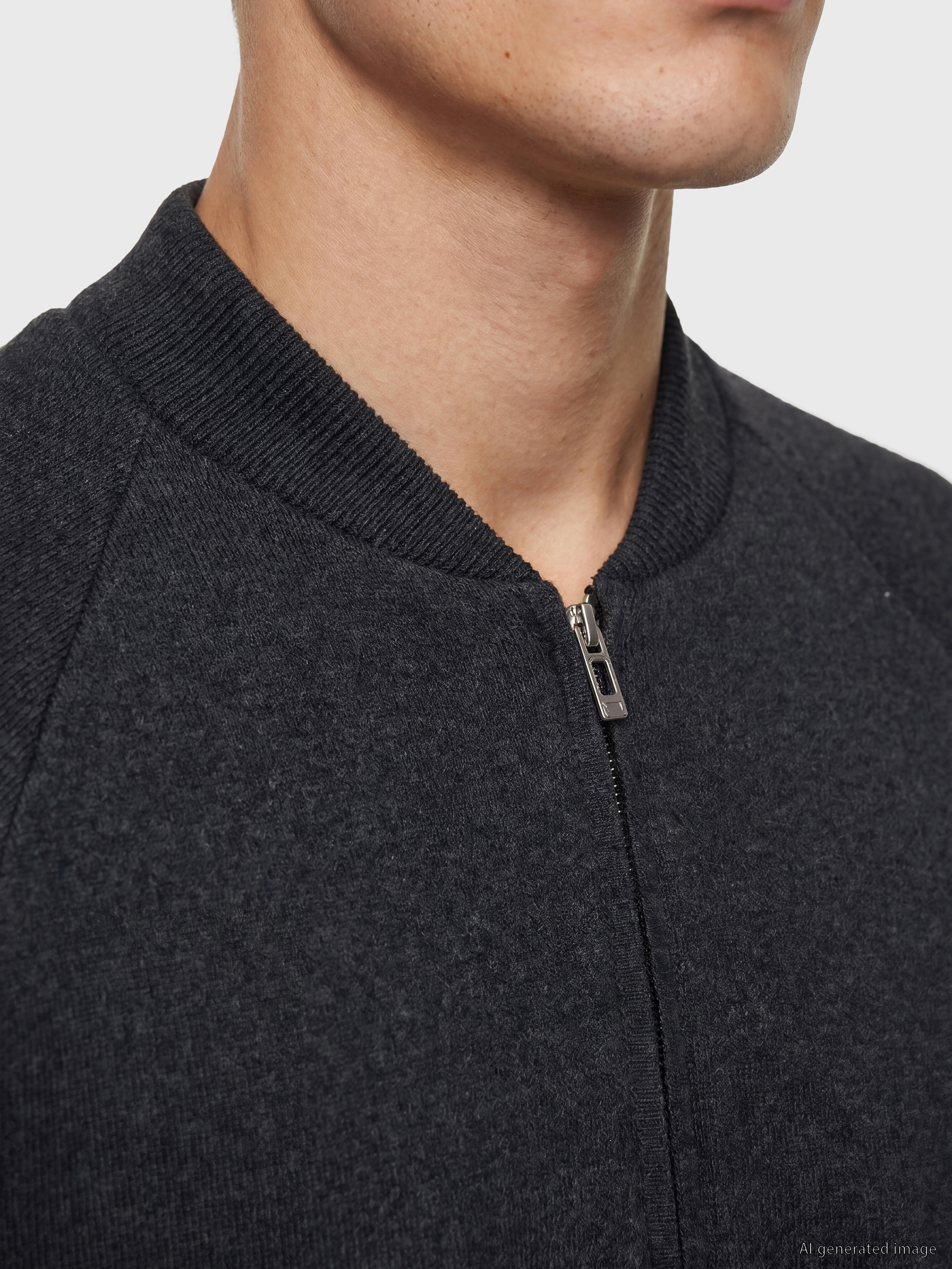 LCW Vision Regular Fit Kolej Yaka Erkek Triko Hırka görsel 3