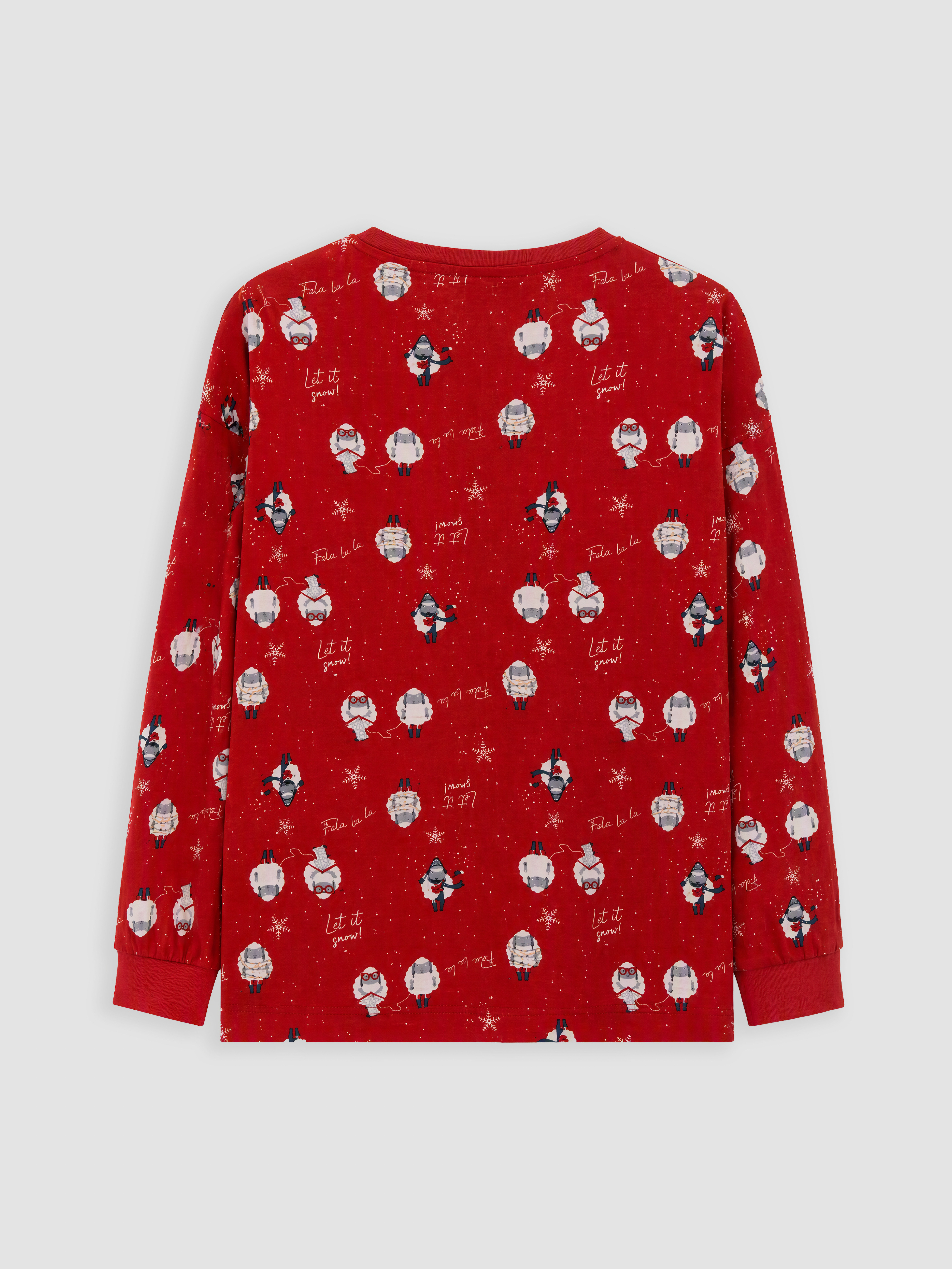 LCW DREAM Yılbaşı Temalı Kadın Pijama Takım görsel 4