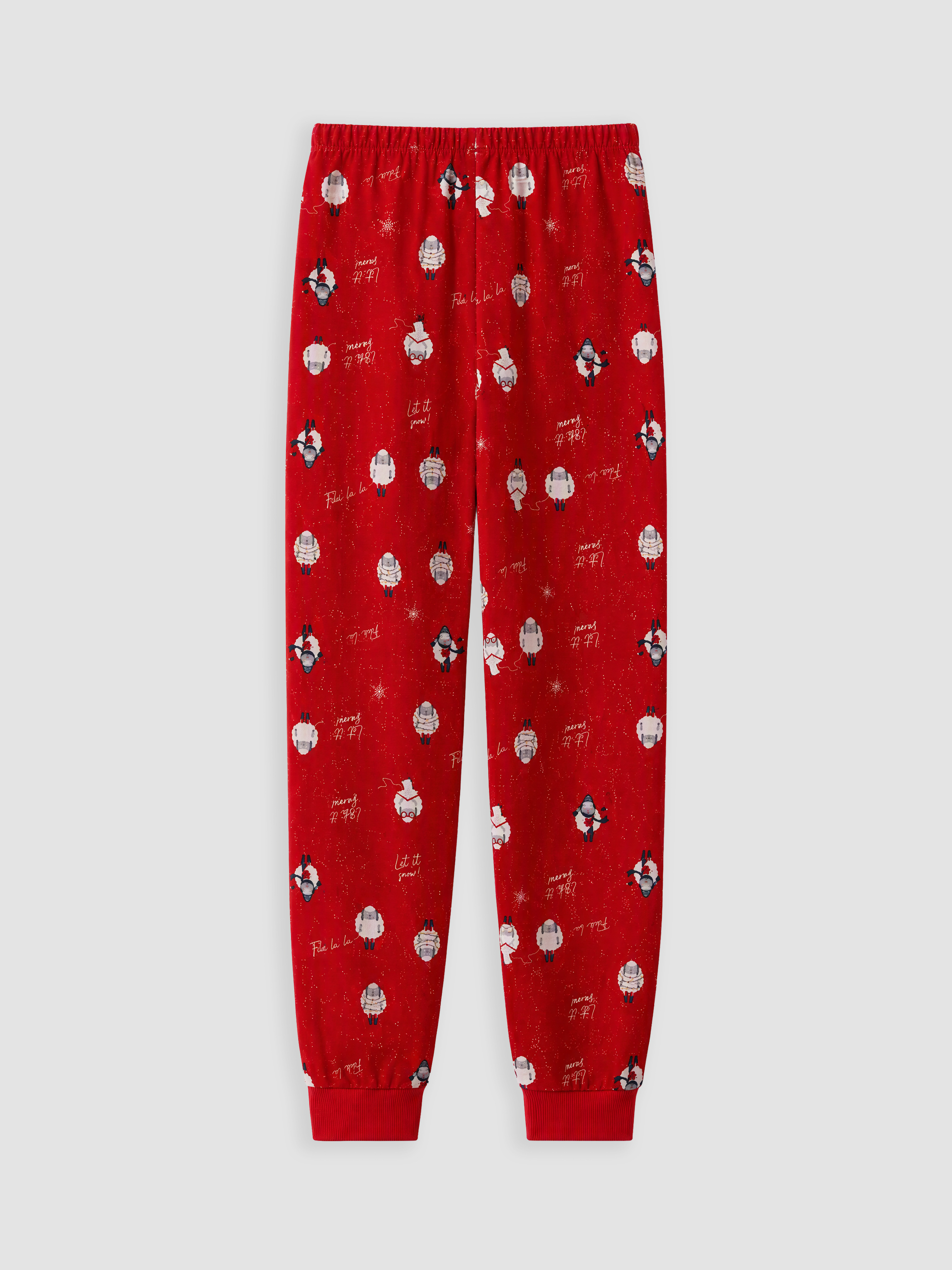 LCW DREAM Yılbaşı Temalı Kadın Pijama Takım görsel 5