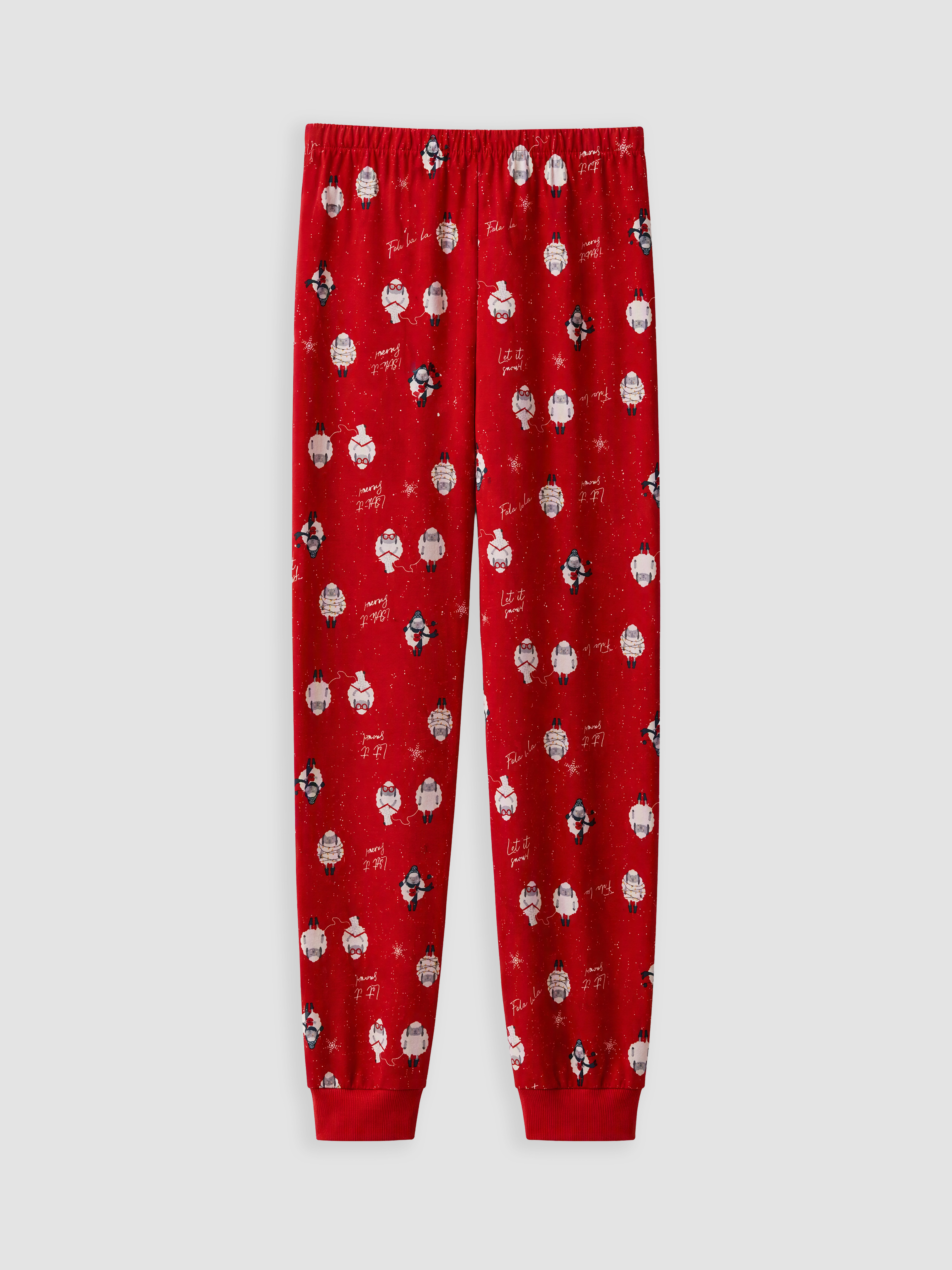 LCW DREAM Yılbaşı Temalı Kadın Pijama Takım görsel 7