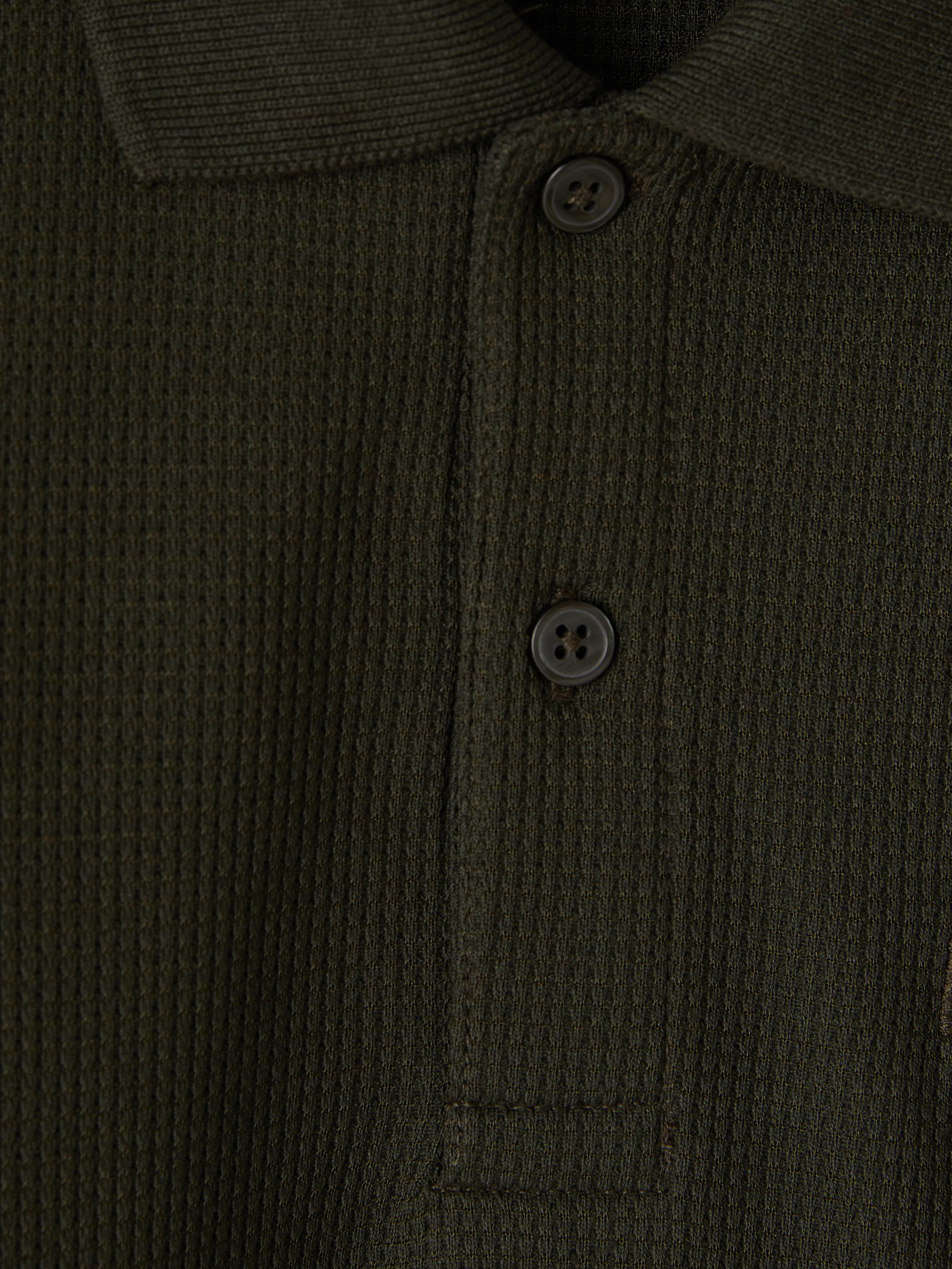 LCWAIKIKI Classic Polo Yaka Erkek Sweatshirt görsel 6