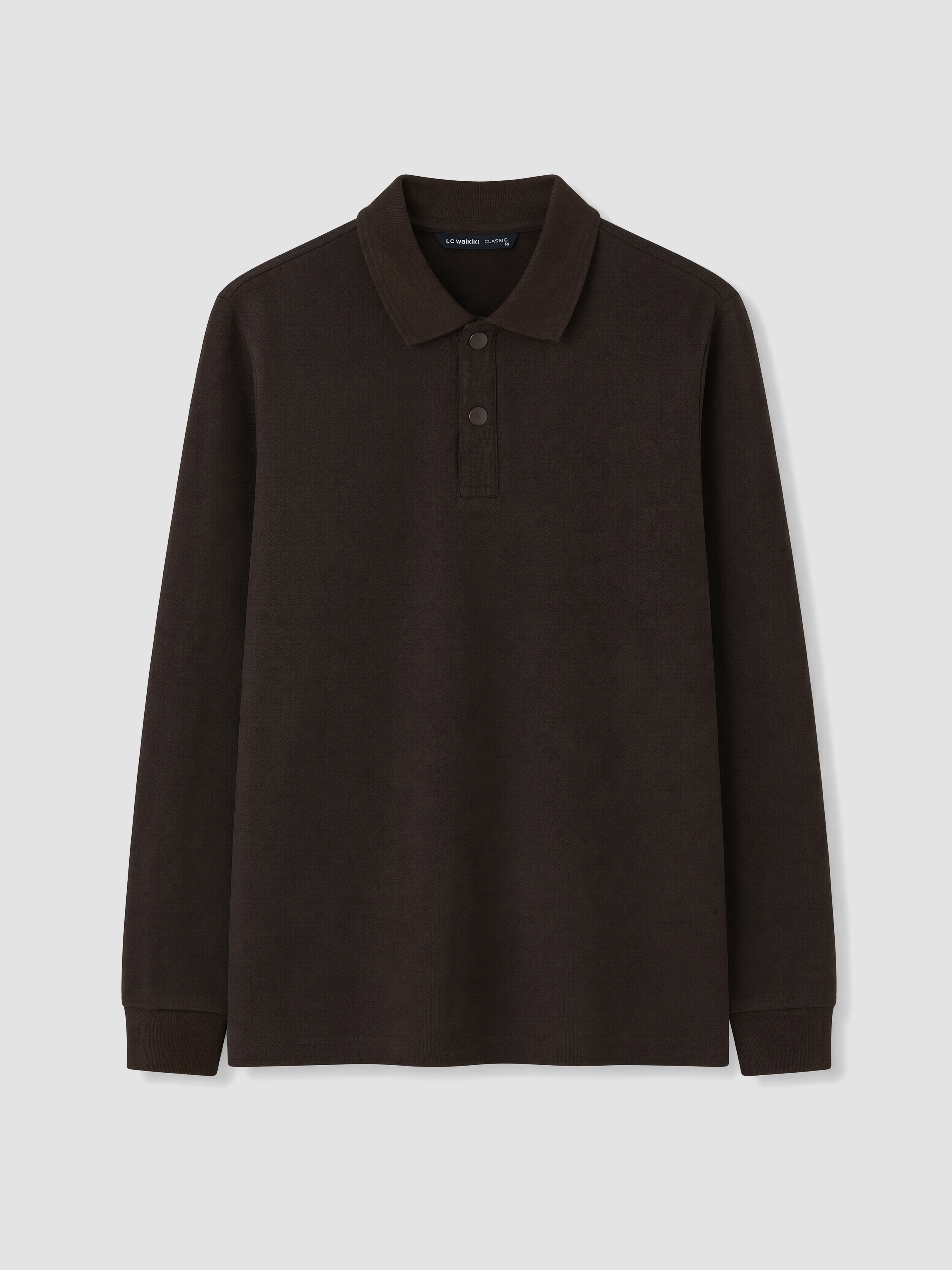 LCWAIKIKI Classic Polo Yaka Erkek Sweatshirt görsel 4