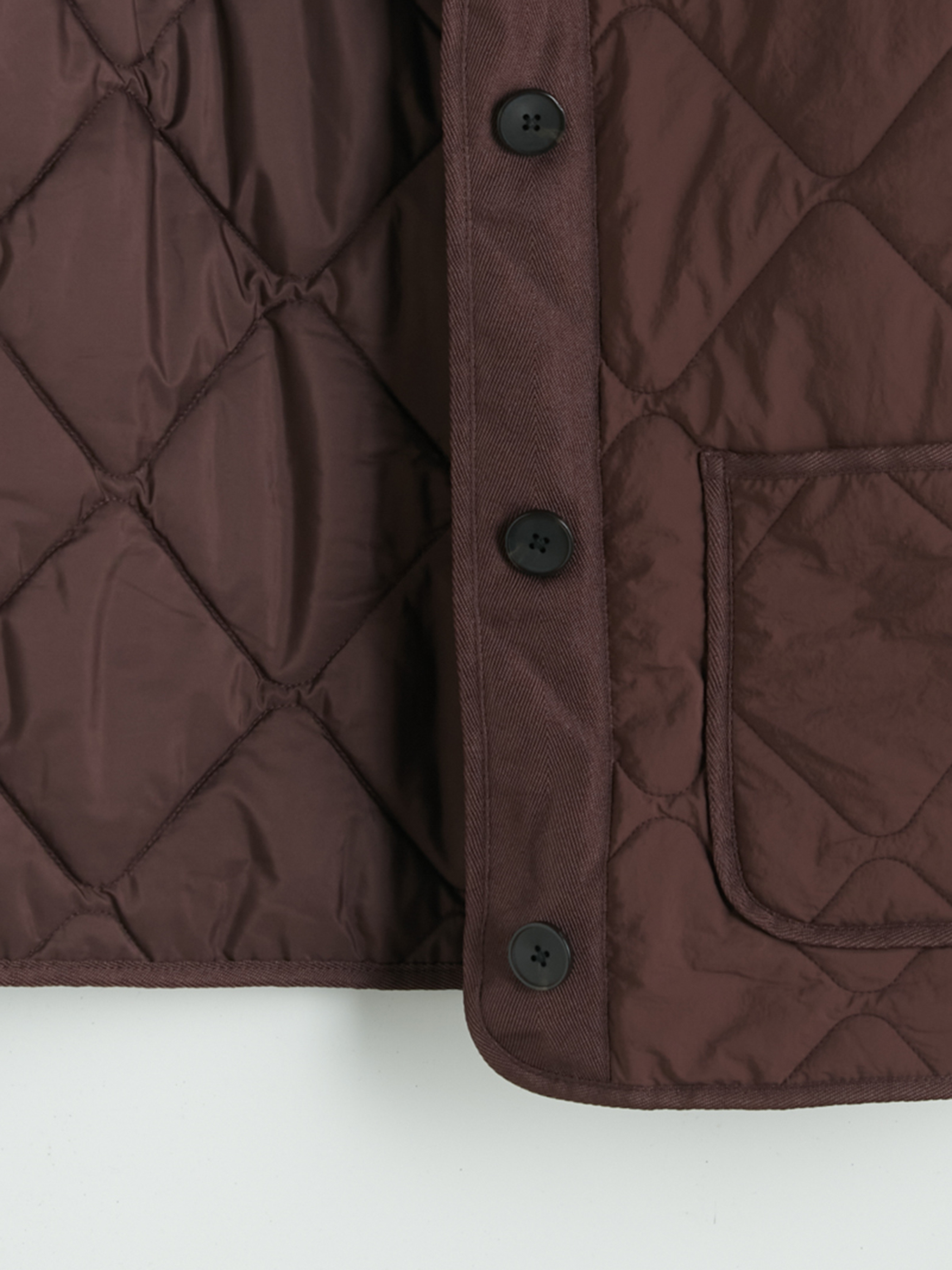 LCW Vision Baklava Desenli Oversize Kadın Şişme Mont görsel 7