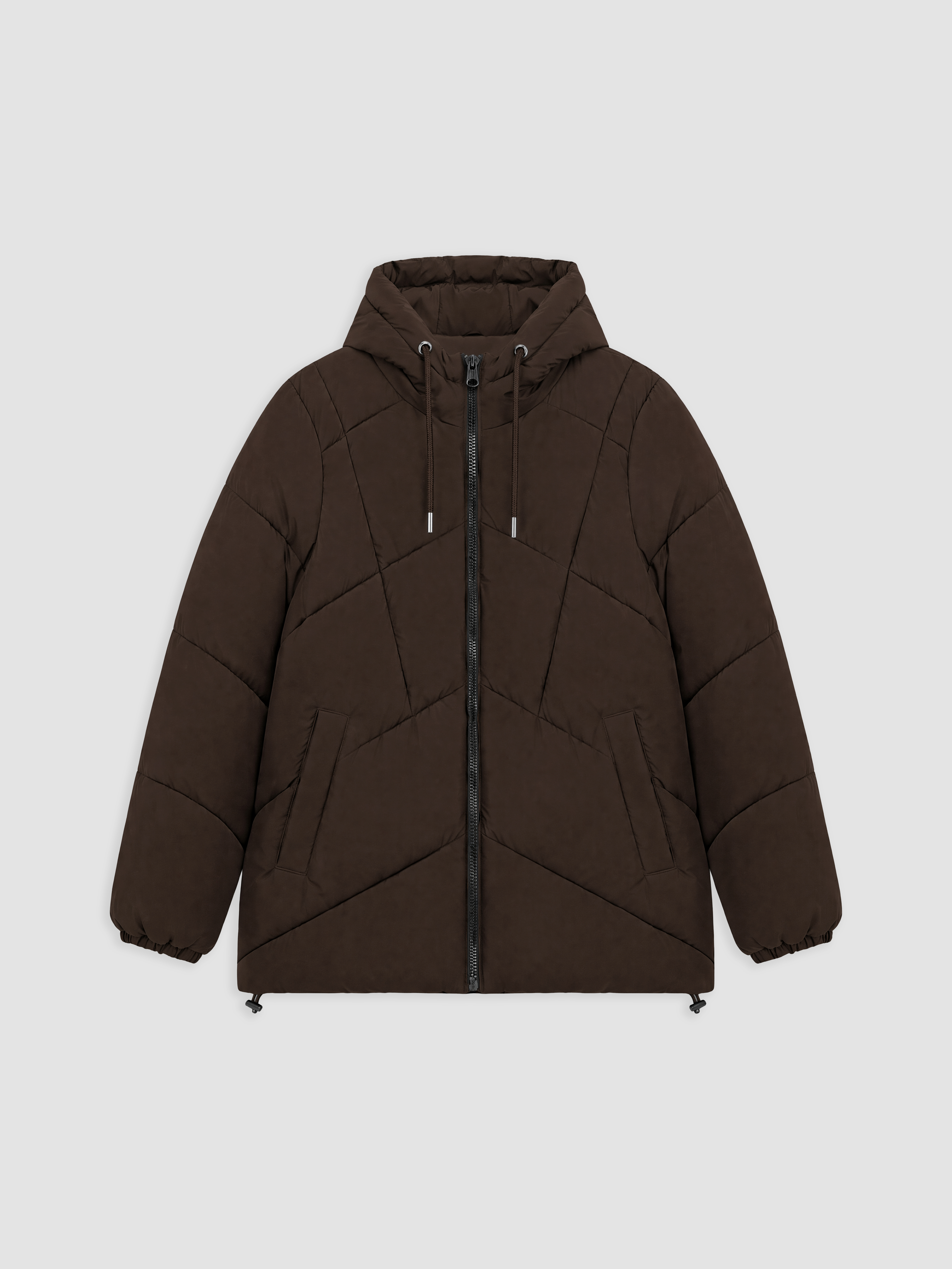 LCW Vision Kapüşonlu Oversize Kadın Şişme Mont görsel 5