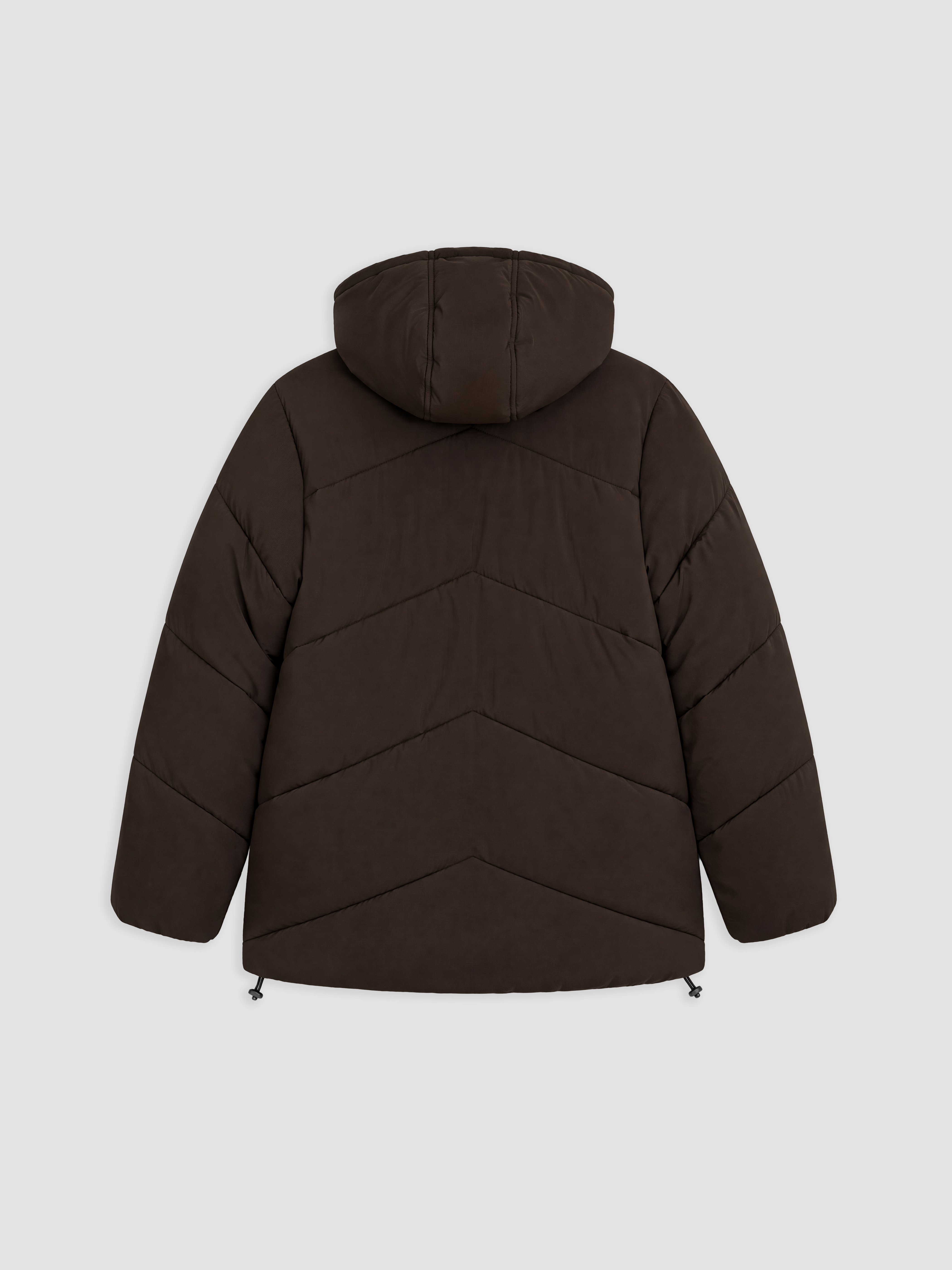 LCW Vision Kapüşonlu Oversize Kadın Şişme Mont görsel 6