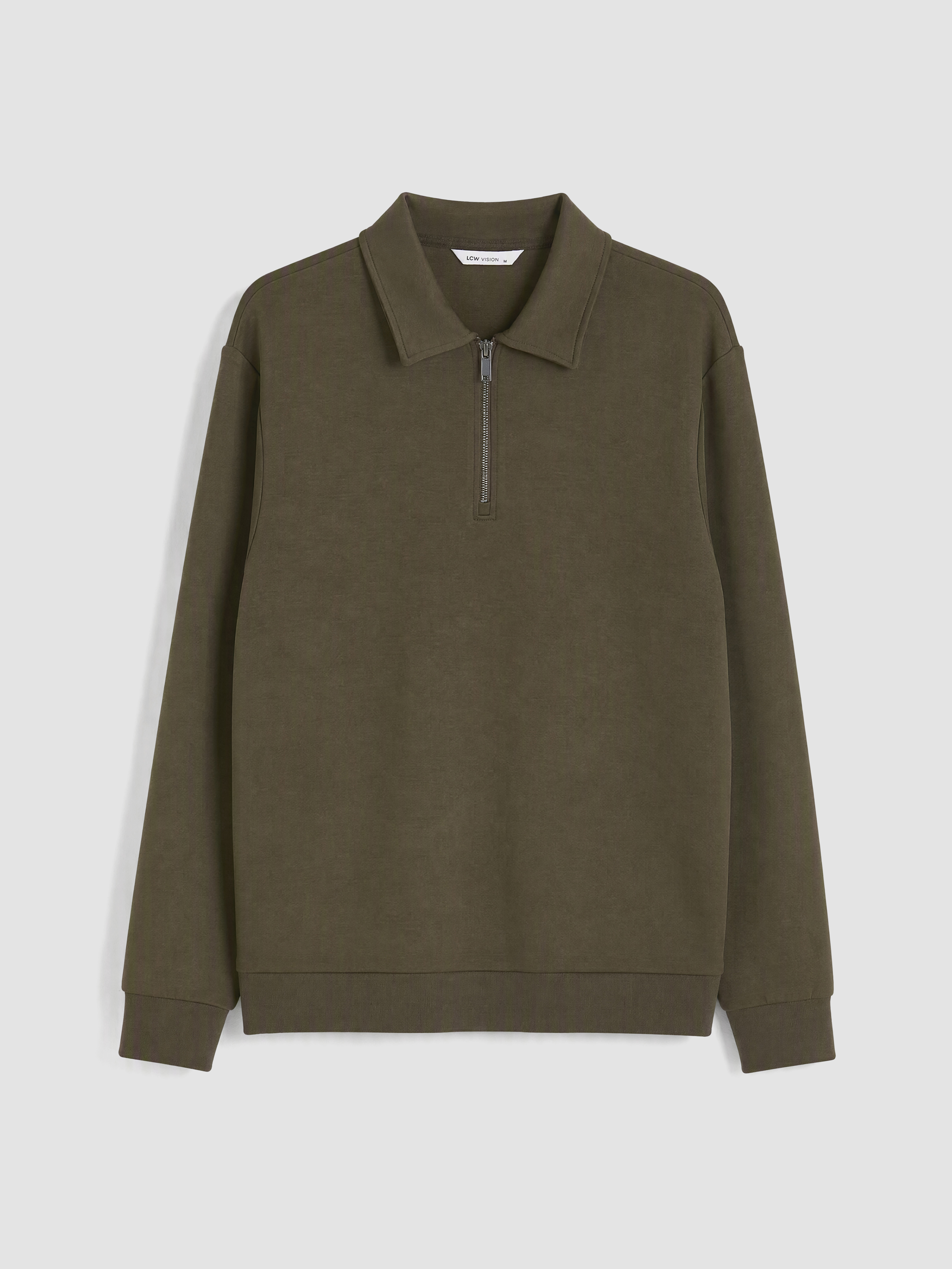 LCW Vision Polo Yaka Erkek Sweatshirt görsel 5