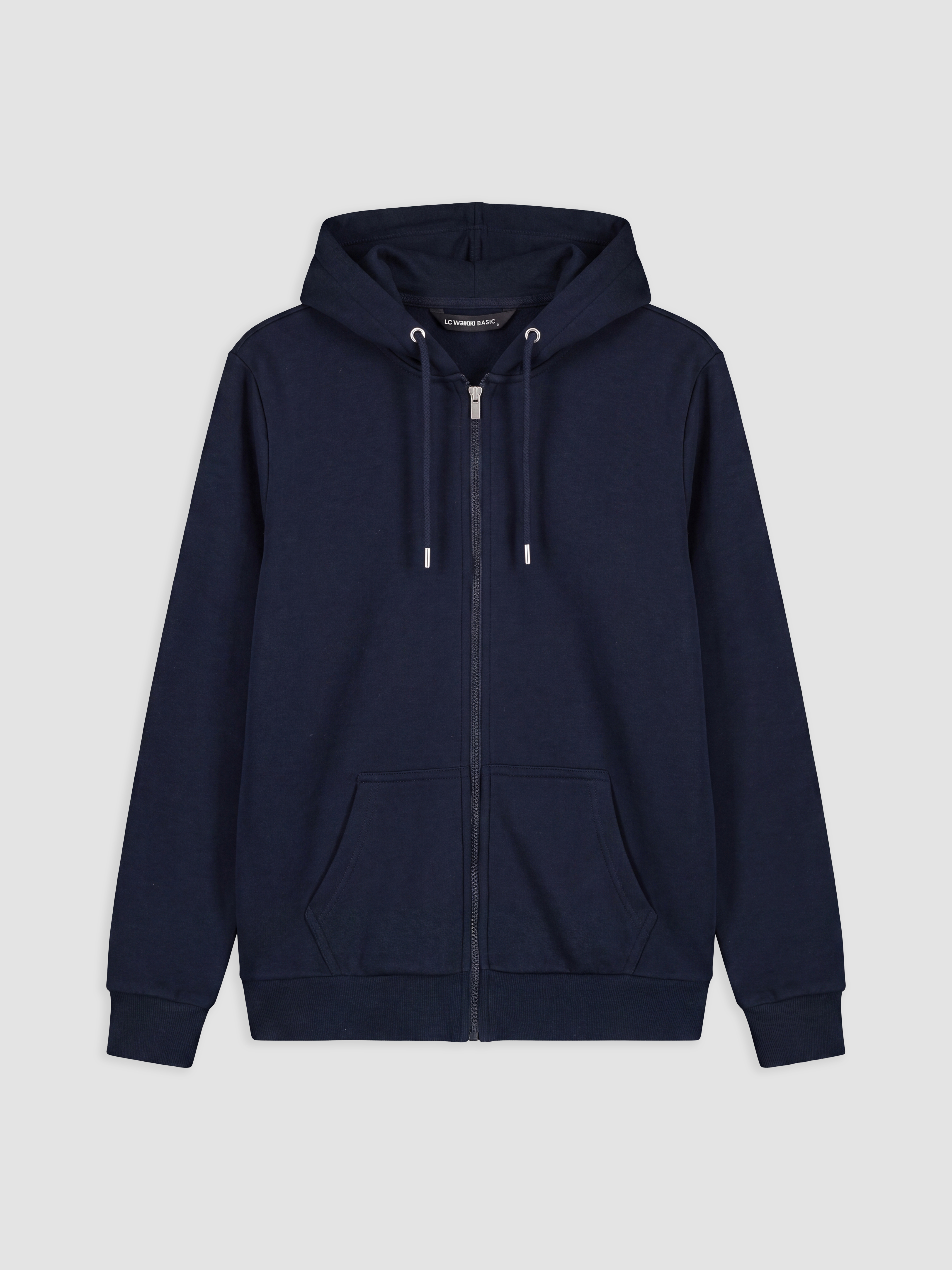 LCWAIKIKI Classic Kapüşonlu Erkek Fermuarlı Sweatshirt görsel 4