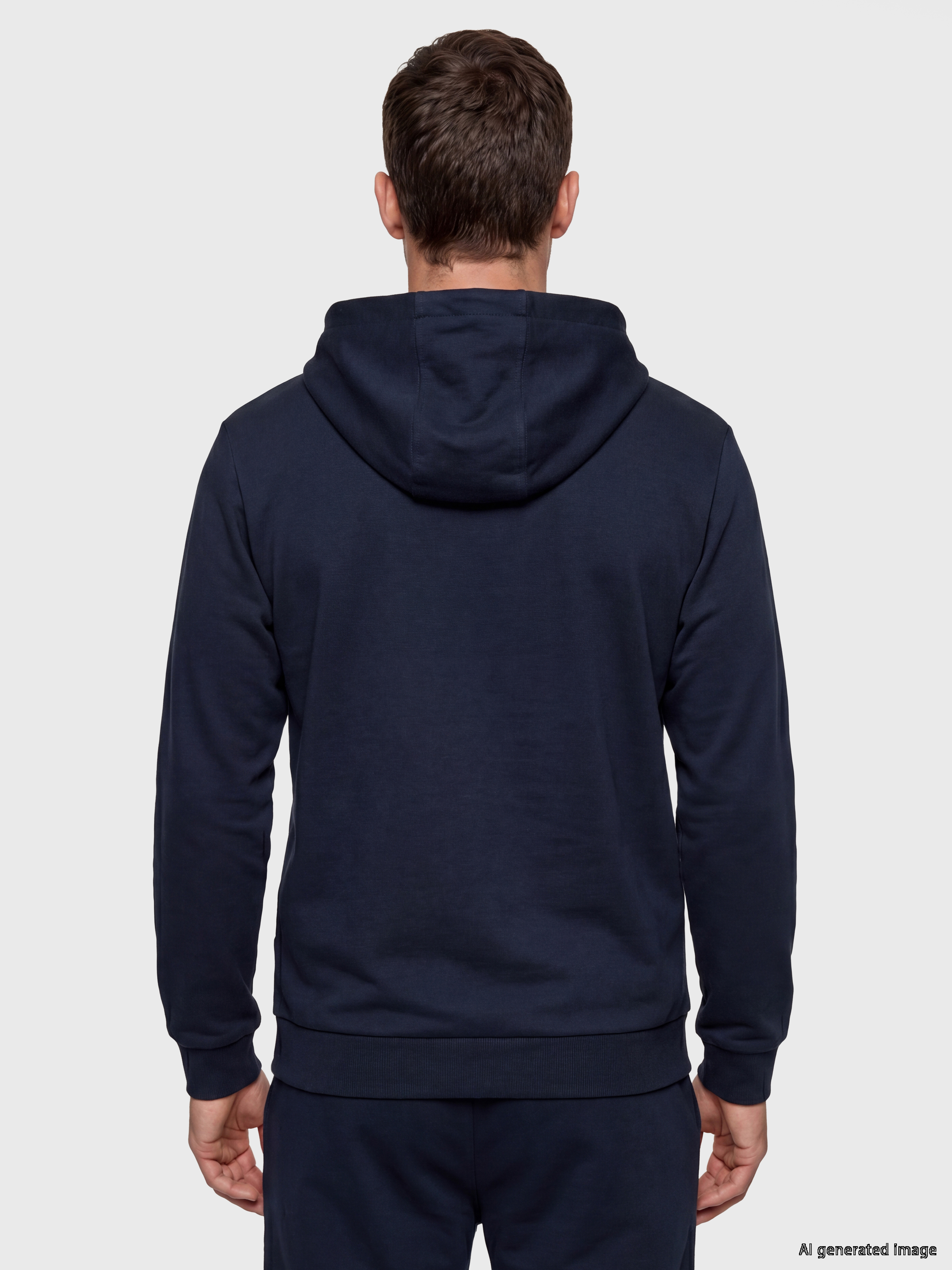 LCWAIKIKI Classic Kapüşonlu Erkek Fermuarlı Sweatshirt görsel 4