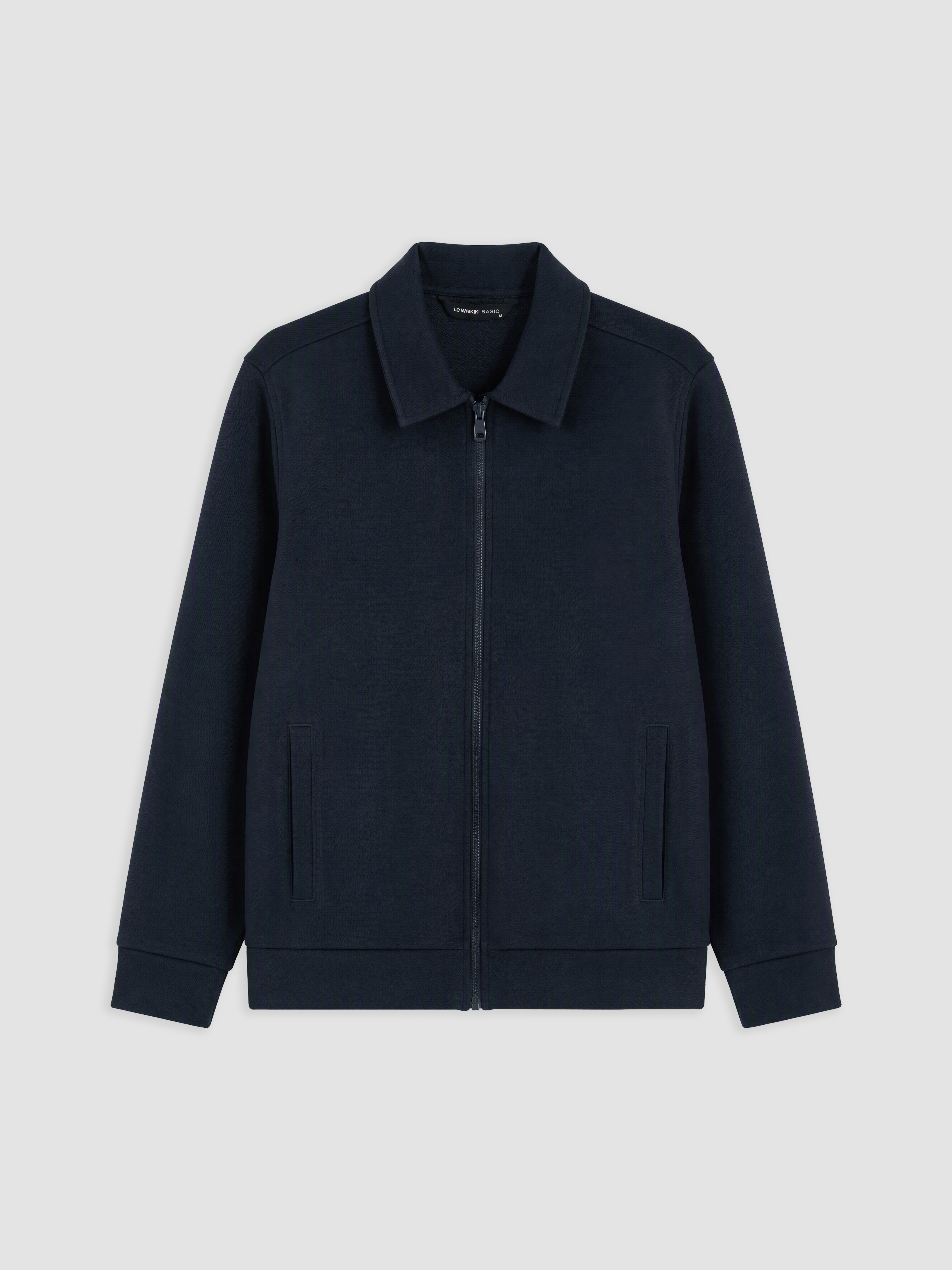 LCWAIKIKI Classic Polo Yaka Erkek Fermuarlı Sweatshirt görsel 4