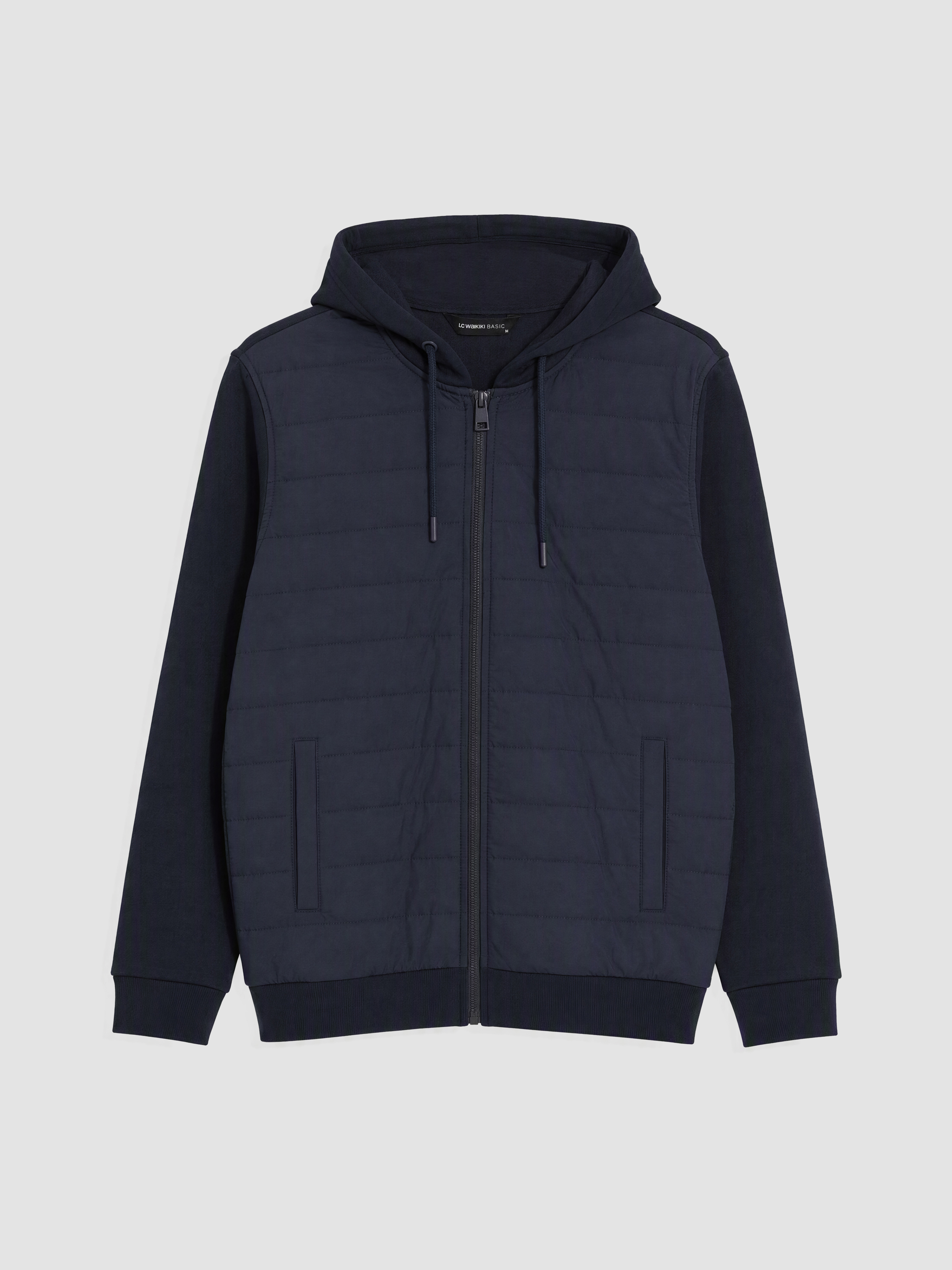 LCWAIKIKI Classic Kapüşonlu Erkek Fermuarlı Sweatshirt görsel 4