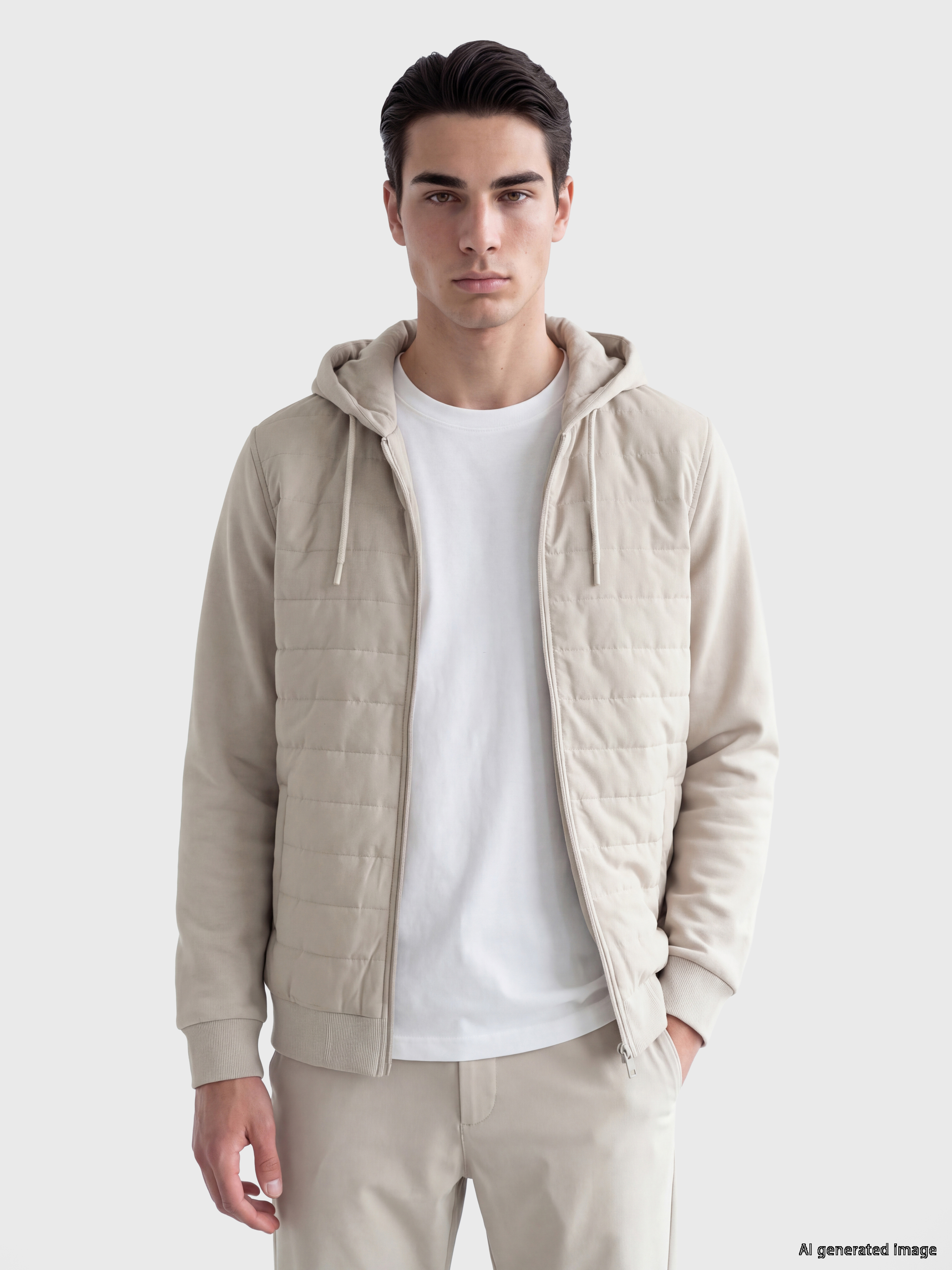 LCWAIKIKI Classic Kapüşonlu Erkek Fermuarlı Sweatshirt