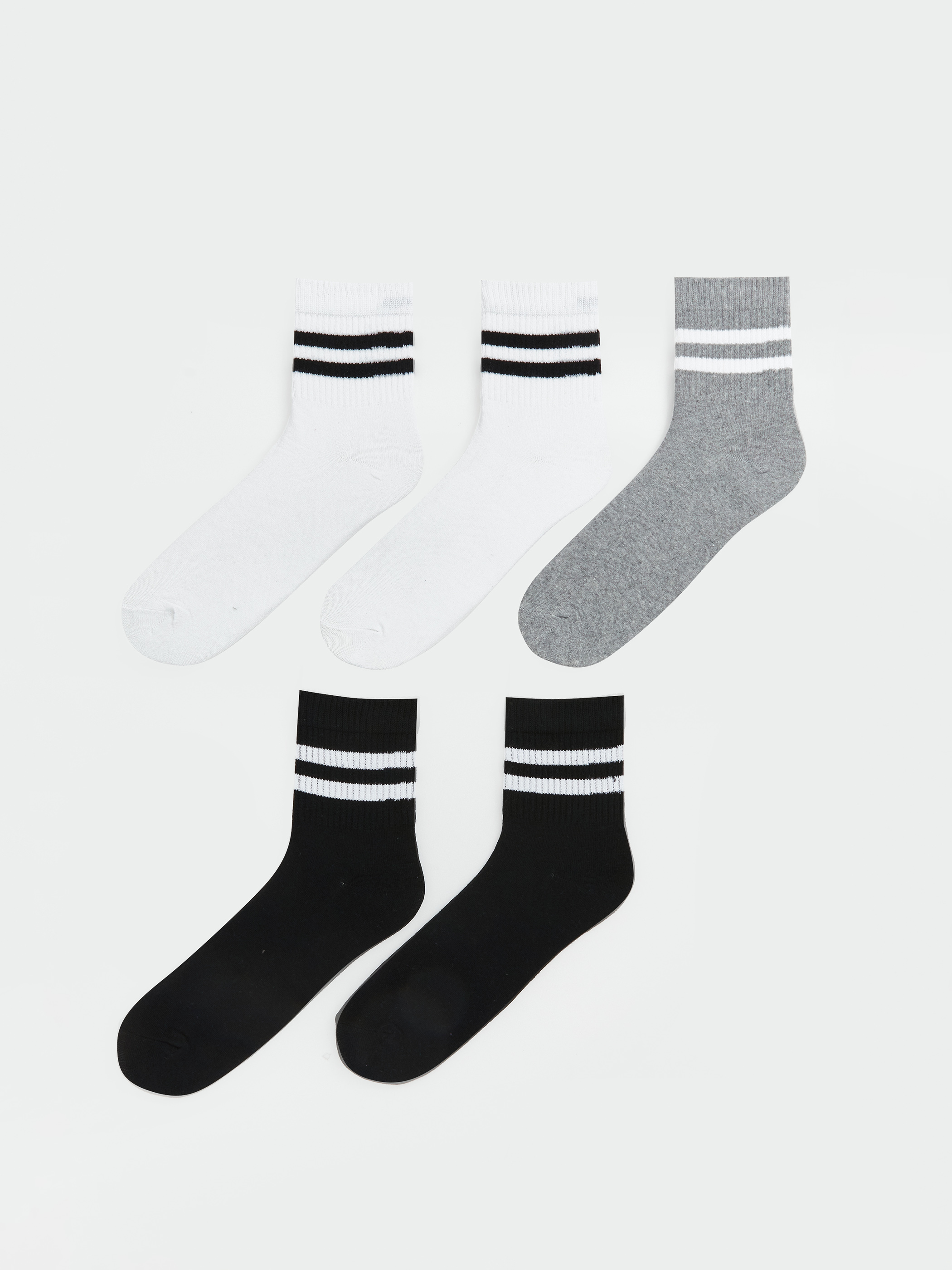 LCW ACCESSORIES Çizgili Erkek Soket Çorap 5'li