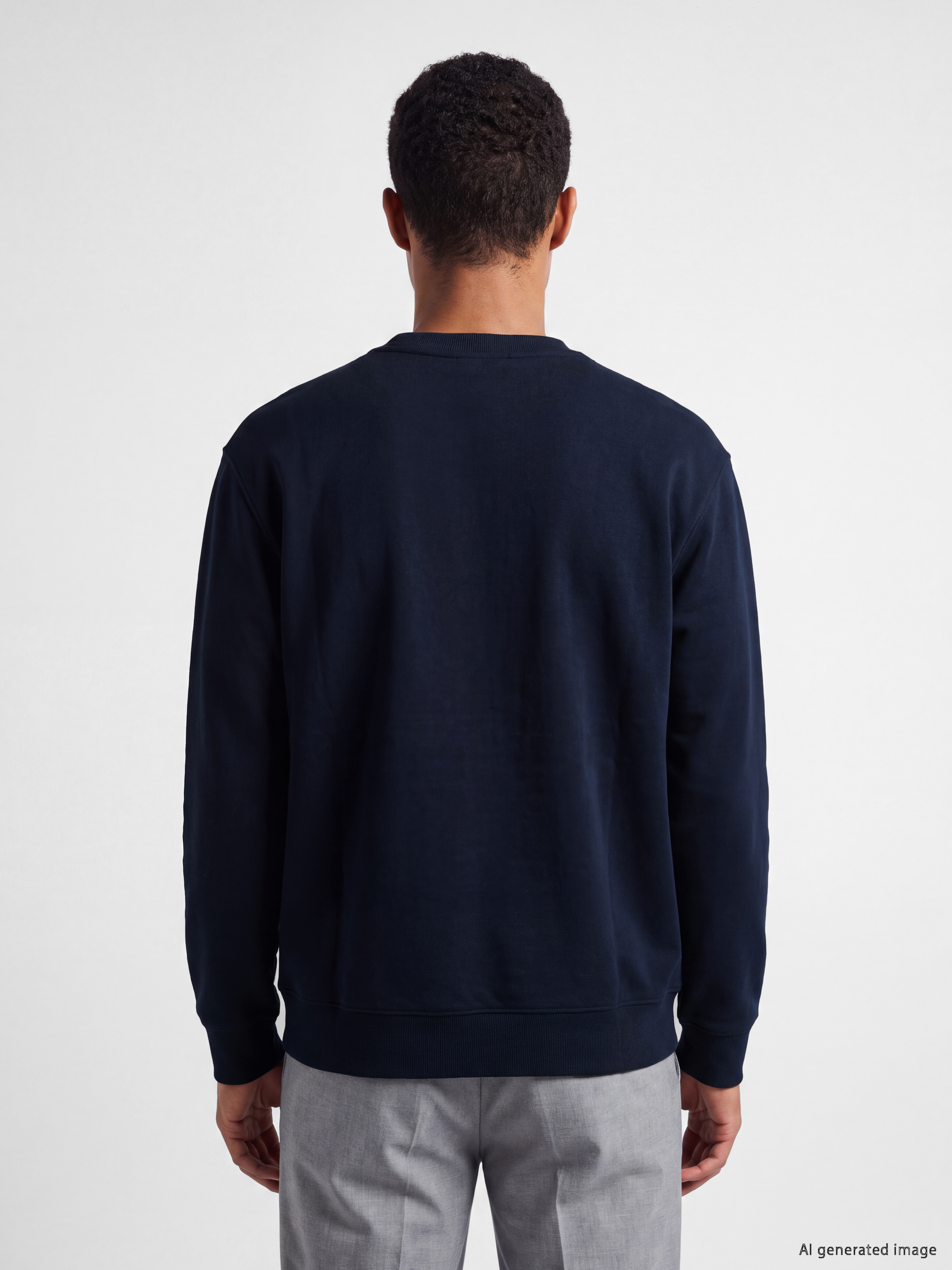 LCW Vision Bisiklet Yaka Erkek Sweatshirt görsel 3